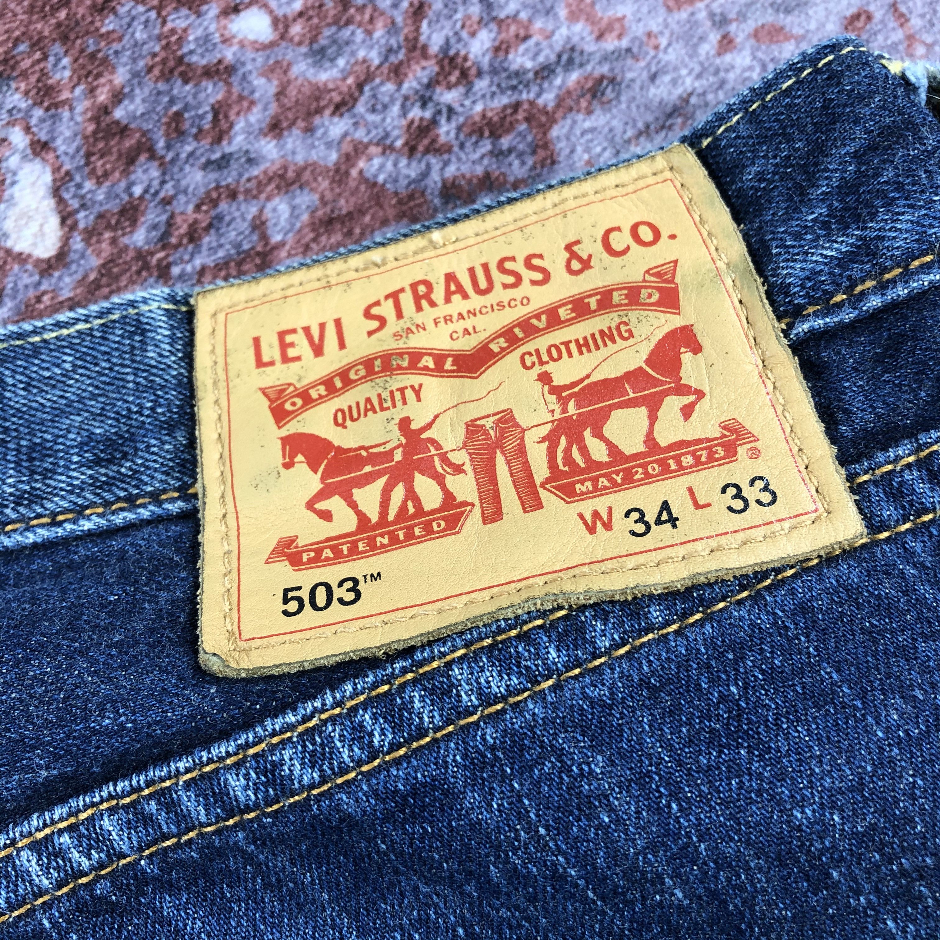 Levi's × Vintage Vintage Blue Wash Levis 503 Jeans-JM2803 Size US 36 / EU 52 - 5 Thumbnail