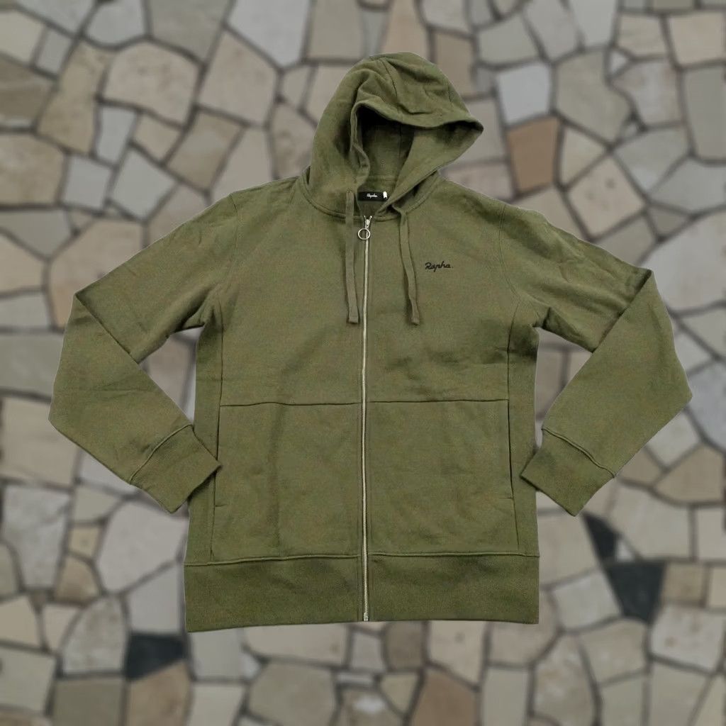 Rapha Rapha Hoodie Mens Medium Green Fleece Full Zip Up Sweatshirt Cycling Athletic Size US M / EU 48-50 / 2 - 1 Thumbnail