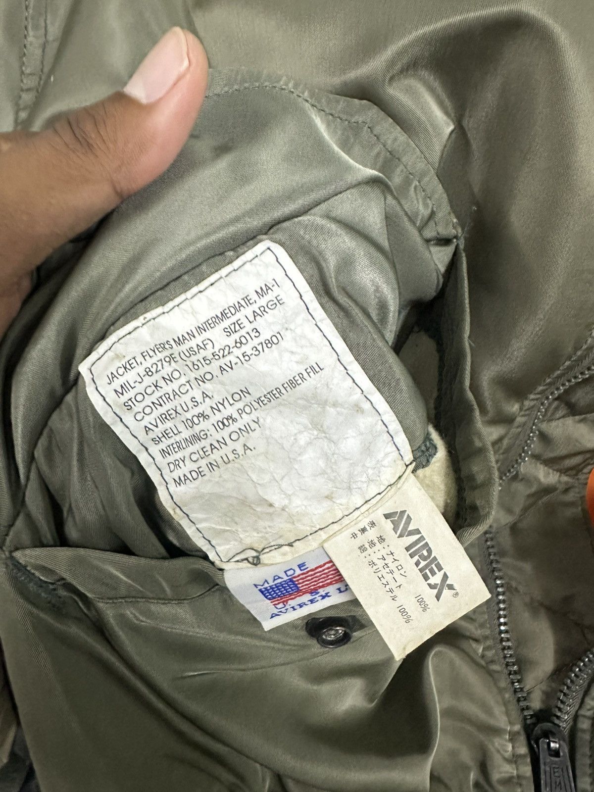 Avirex Vintage Faded MA-1 Avirex VF-117 Privateers Bomber Jacket Size US L / EU 52-54 / 3 - 12 Thumbnail