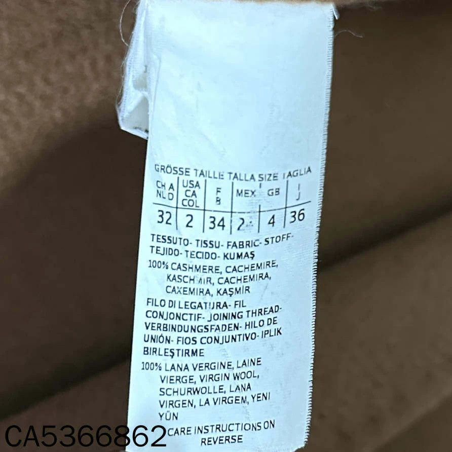 Max Mara MaxMara Labrro Camel Cashmere Coat 36 Size XS / US 0-2 / IT 36-38 - 4 Thumbnail