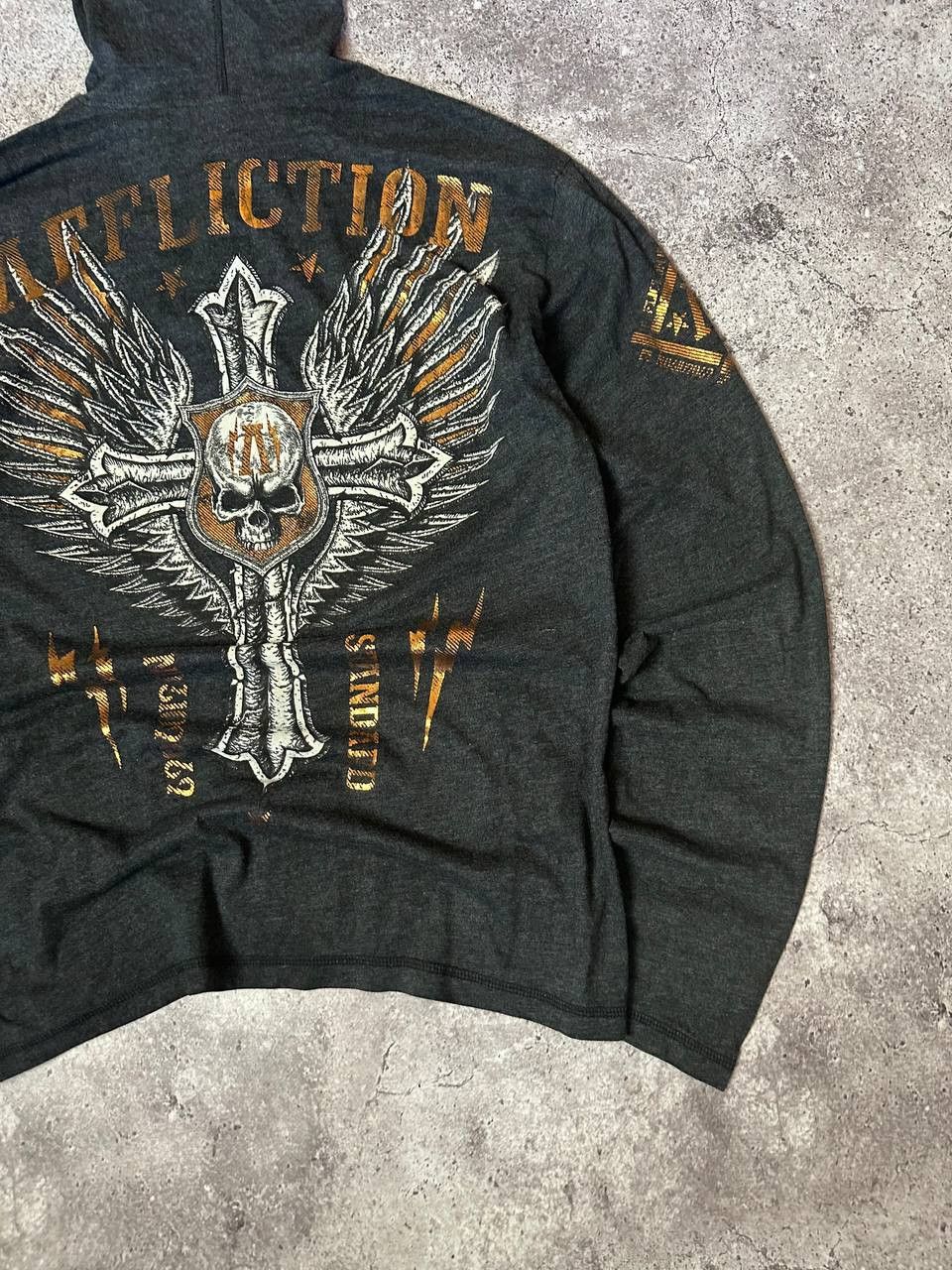 Affliction Crazy rare cyber y2k affliction longsleeve shirt Size US M / EU 48-50 / 2 - 7 Thumbnail