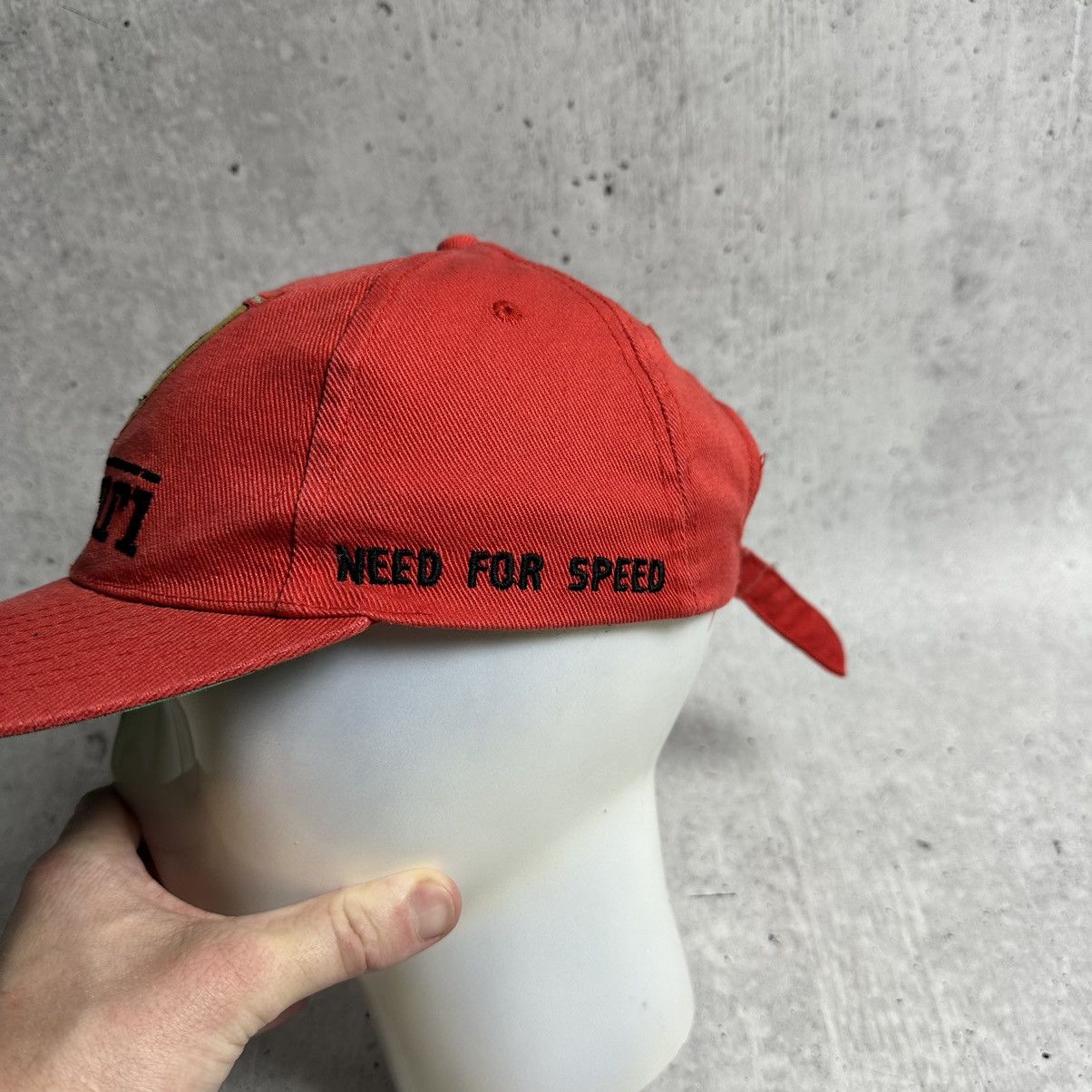 Ferrari × Vintage Ferrari F1 Need For Speed Racing Vintage Cap Size ONE SIZE - 4 Thumbnail