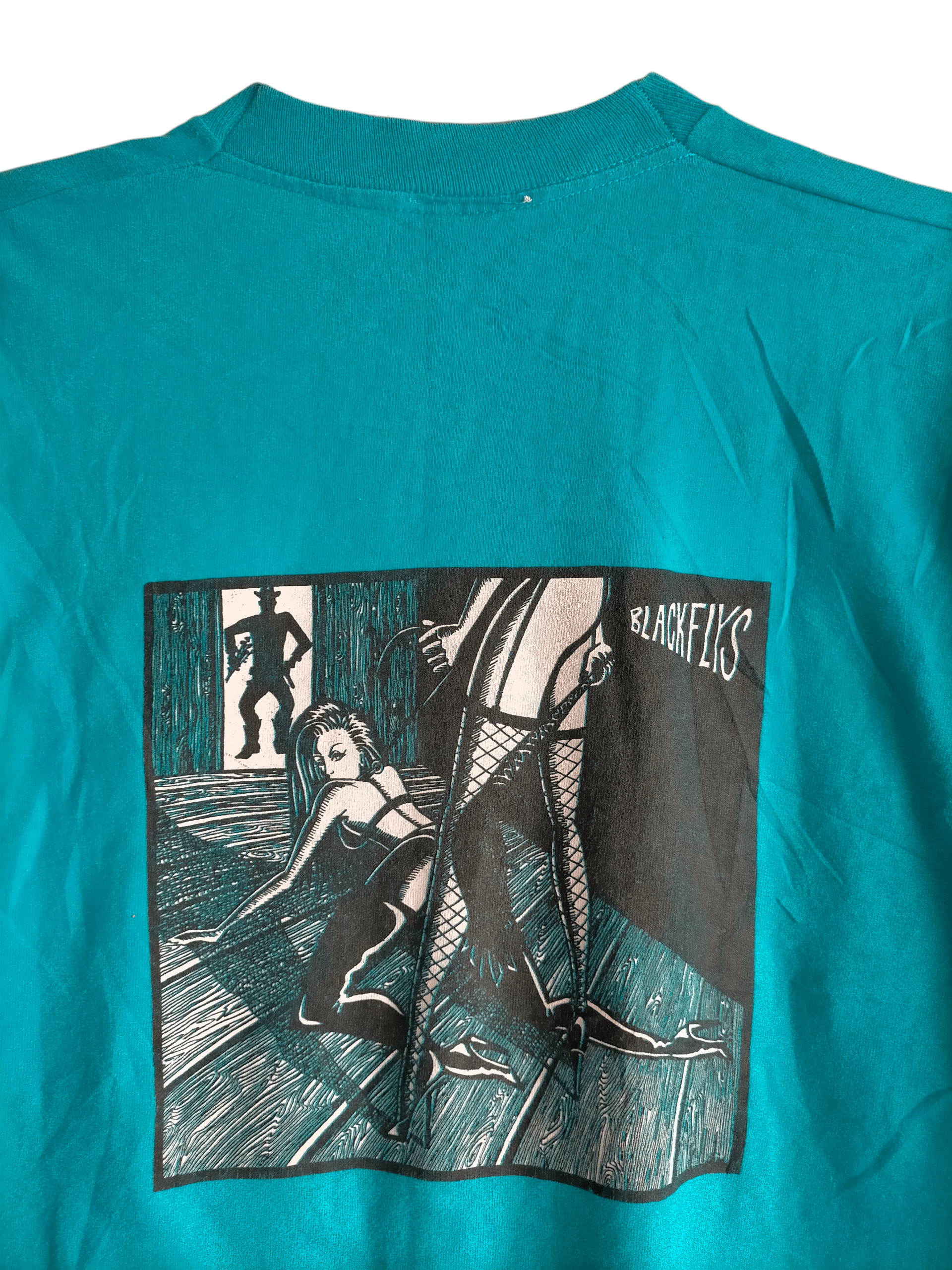 Sex Skateboards Vintage 90s Black Flys Sex Skateboarding Single stich tee Size US M / EU 48-50 / 2 - 2 Thumbnail
