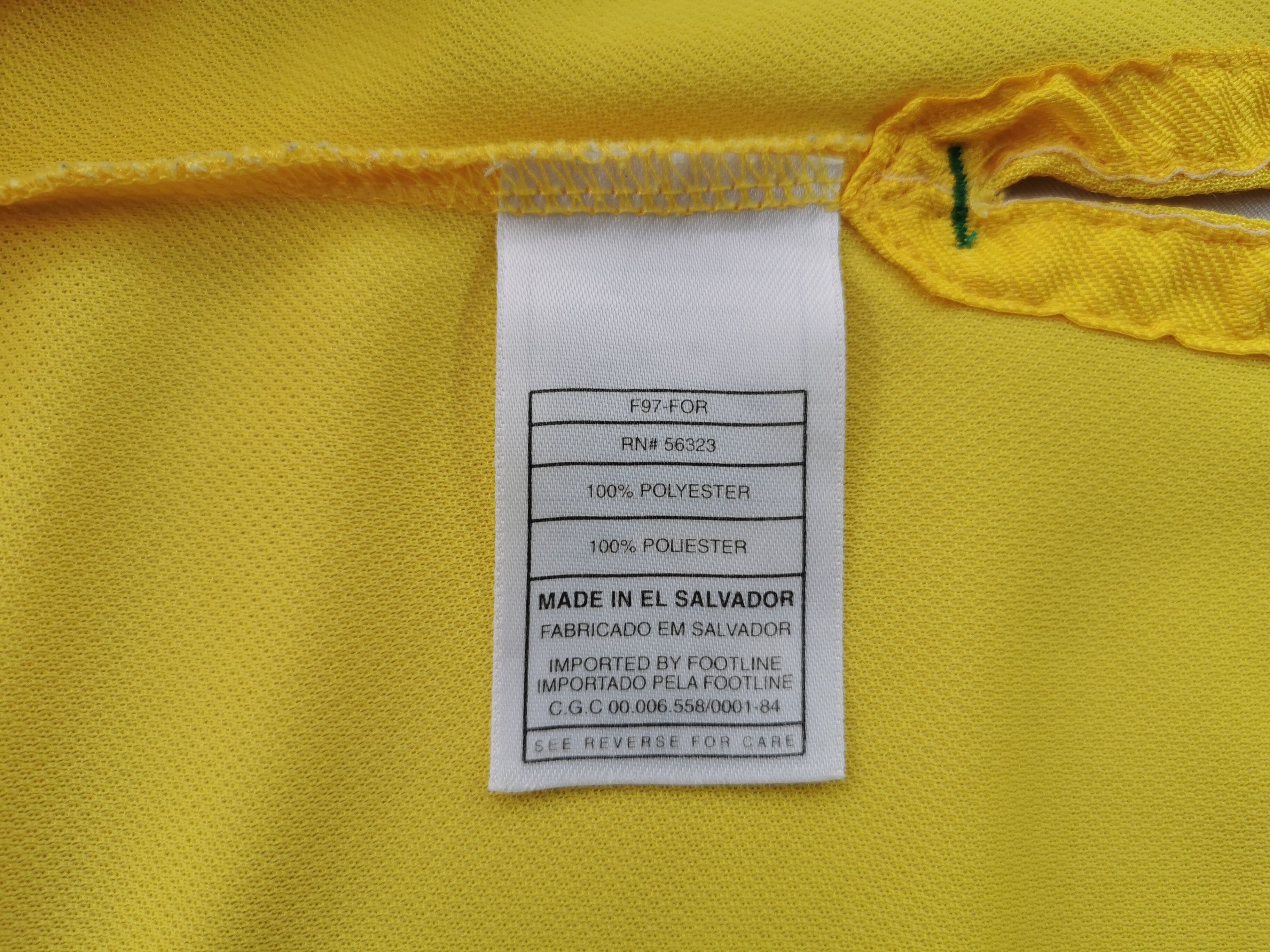 Nike Vintage 90s Brazil Ronaldo #9 WorldCup Football by Nike Size US M / EU 48-50 / 2 - 7 Thumbnail