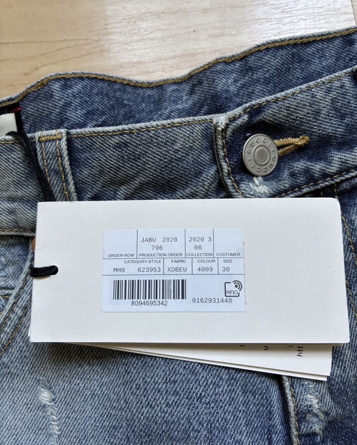 Gucci Gucci Distressed Slim Fit Jeans Size US 30 / EU 46 - 6 Thumbnail