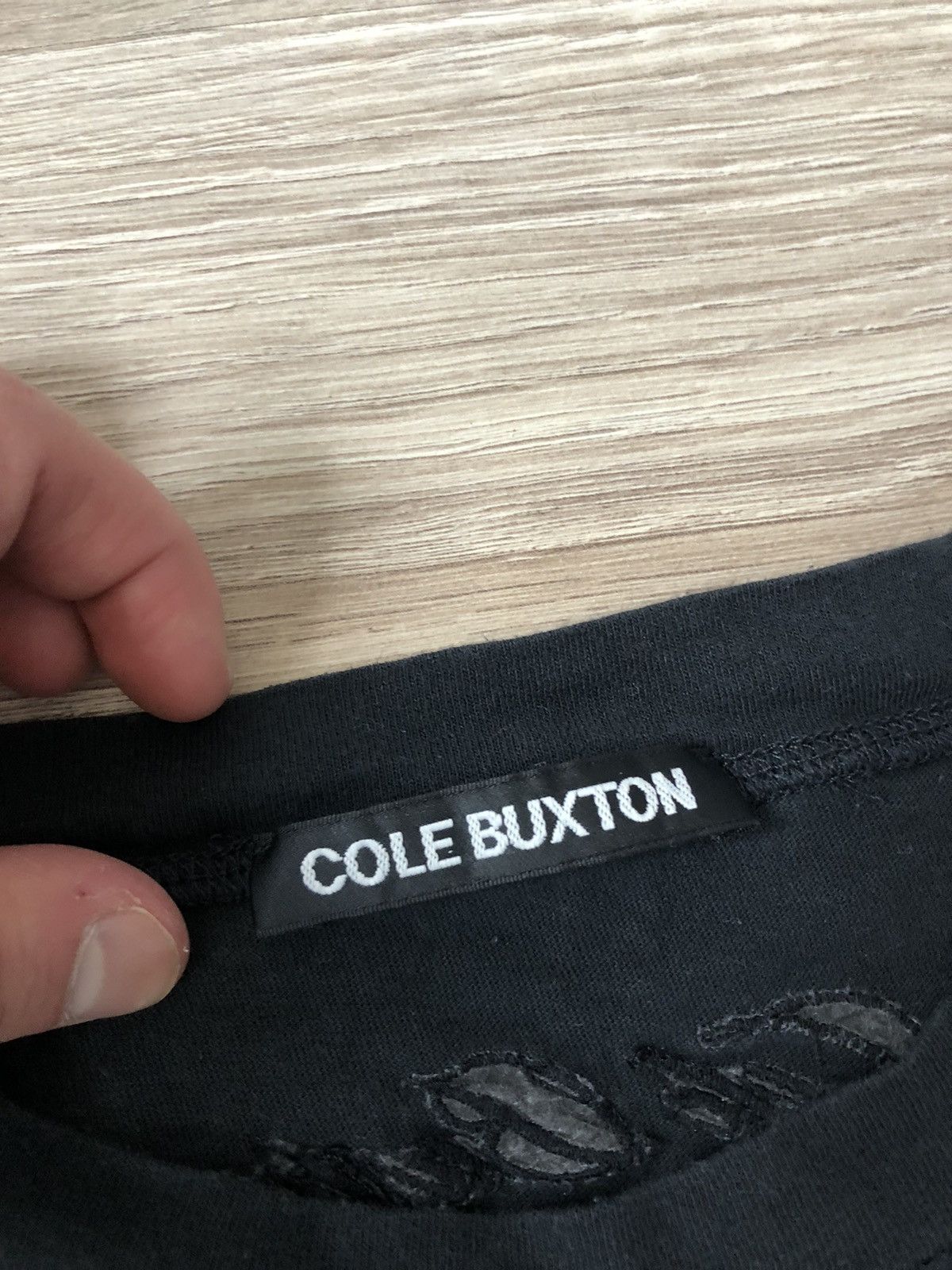 Cole Buxton Cole Buxton Big Logo Faded T Shirt Size US L / EU 52-54 / 3 - 6 Thumbnail