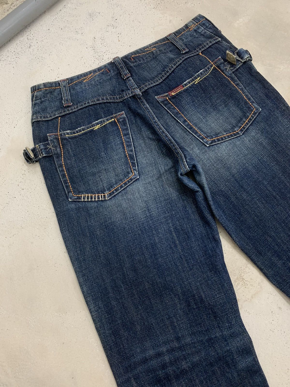 20471120 × Japanese Brand Sweet Camel Flare Kapital Style Whisker Distressed Denim Size US 28 / EU 44 - 11 Thumbnail