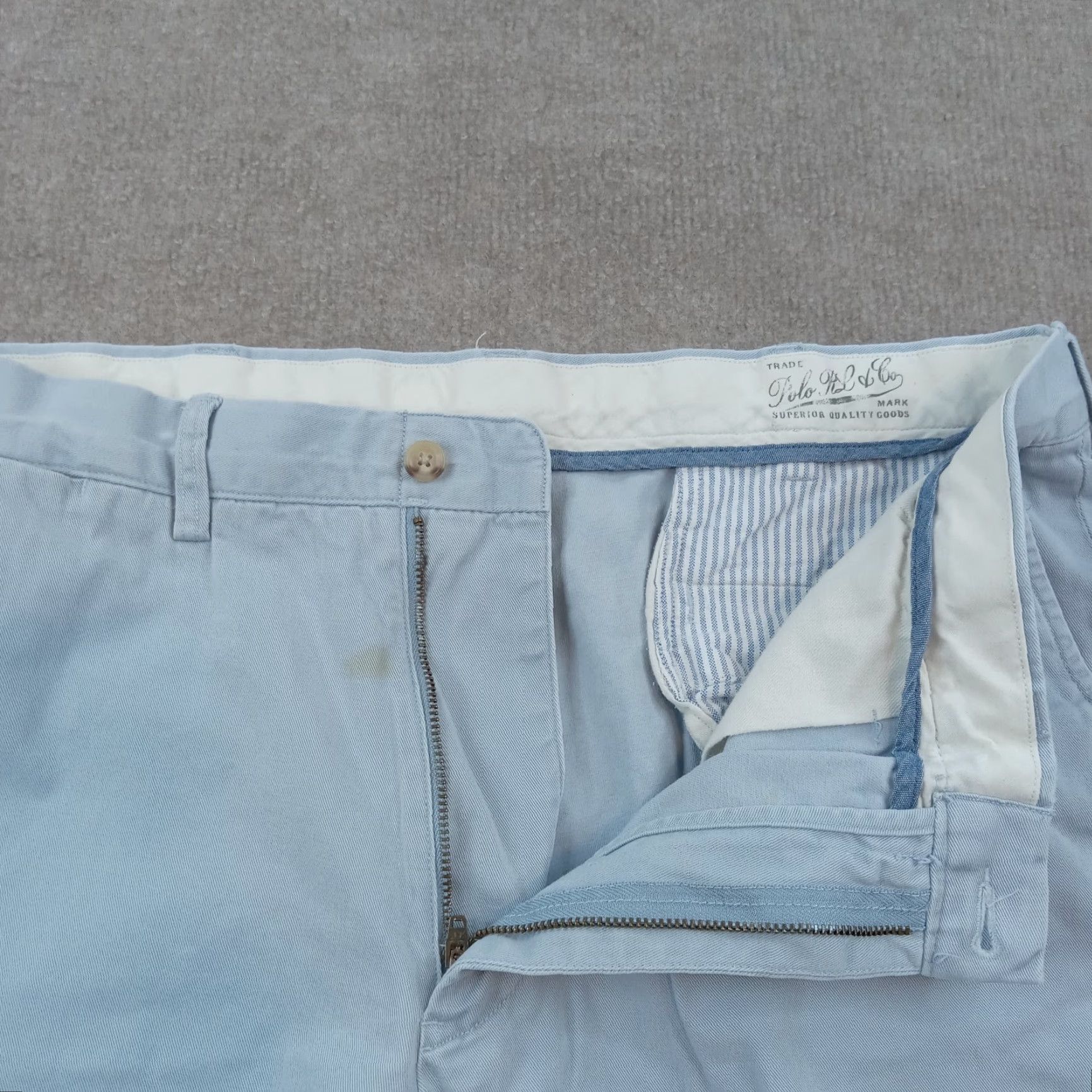 Polo Ralph Lauren Polo Ralph Lauren Pants Men 36x30 Blue Chino Classic Fit Straight Size US M / EU 48-50 / 2 - 7 Thumbnail
