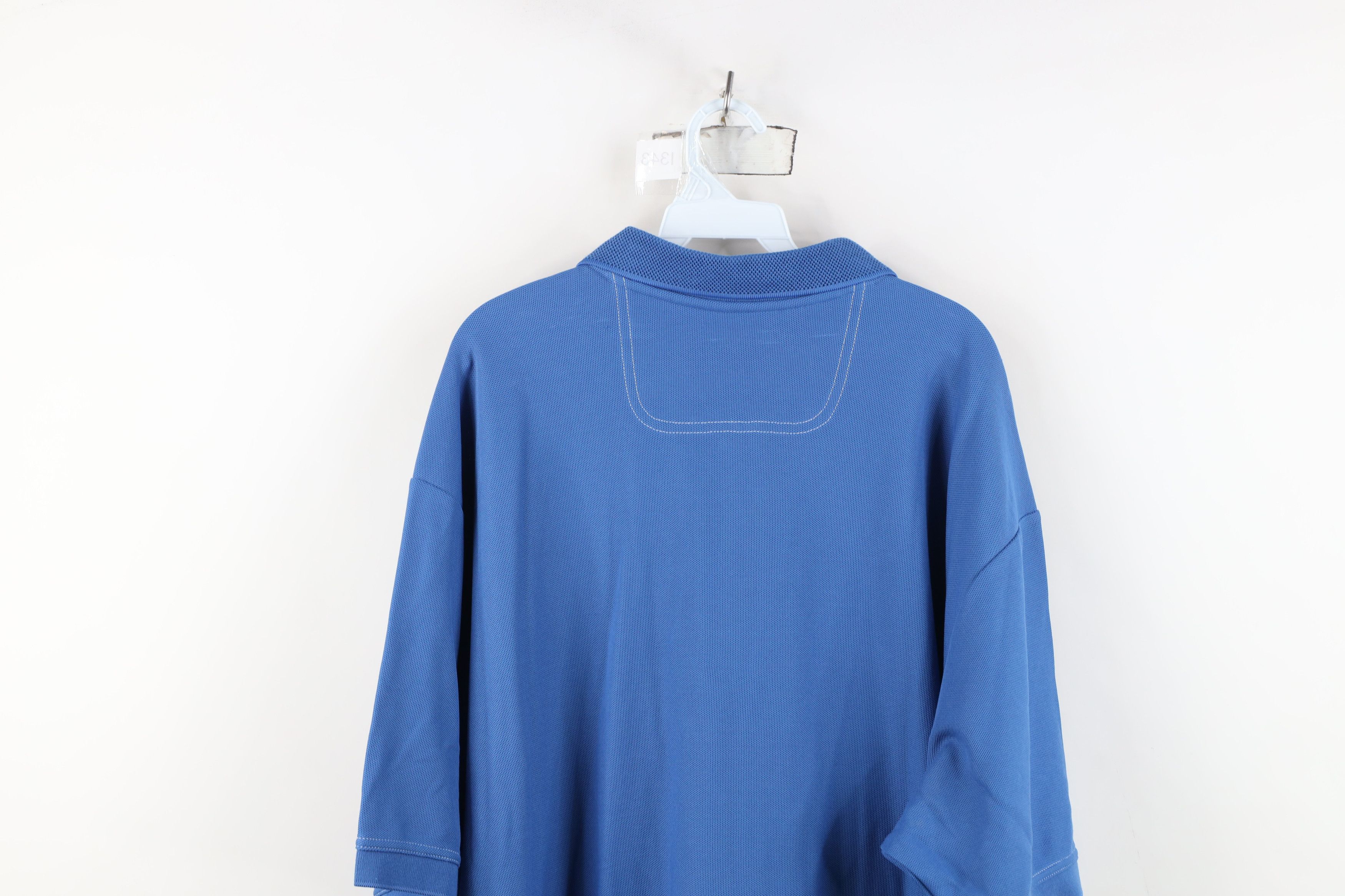 Tommy Bahama Tommy Baham Thermal Knit Collared Golf Polo Shirt Blue Size US XXL / EU 58 / 5 - 13 Thumbnail