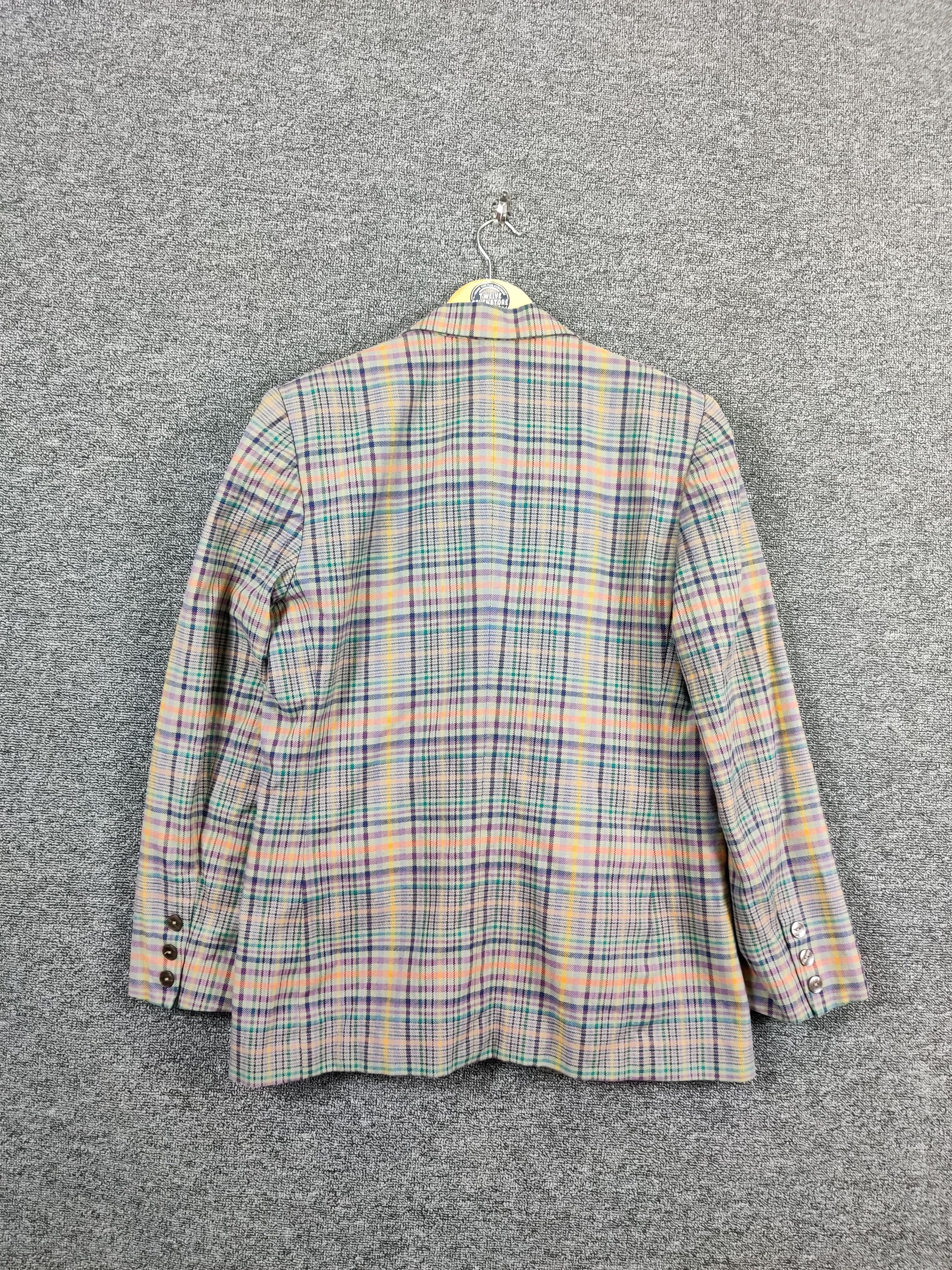 Gap Vintage Gap Checkered Single Breasted Balzer Coat Size US M / EU 48-50 / 2 - 8 Thumbnail