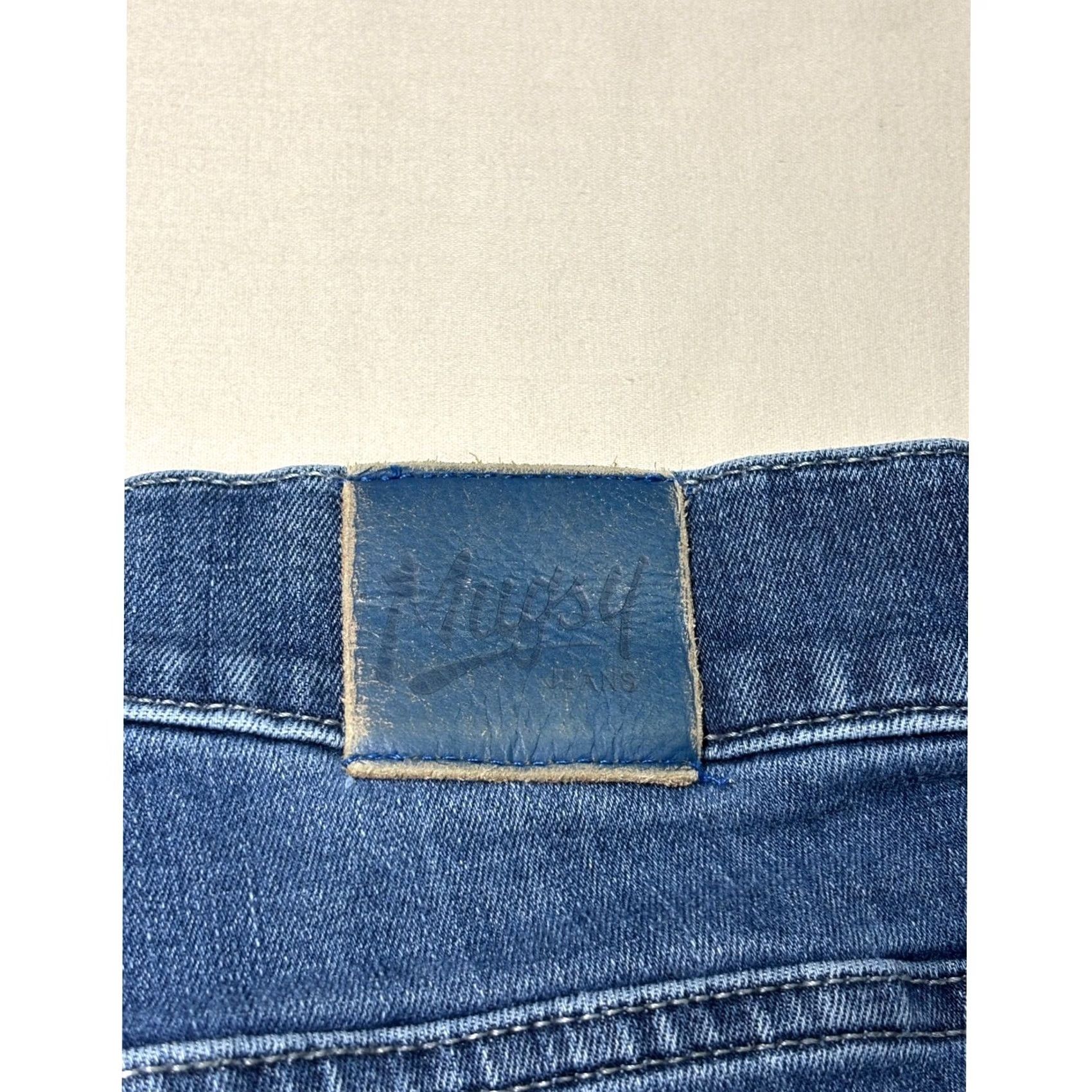 Vintage Mugsy Jeans Mens Blue Wash Straight Leg Denim Pants 33x32 - Regular Fit, 5-Pocket, Stretch Jeans Size US 33 - 6 Thumbnail