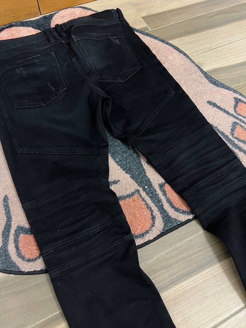 Represent Clo. Represent Slim Fit Destroyed Denim Black Ripped Pants Size US 32 / EU 48 - 10 Thumbnail