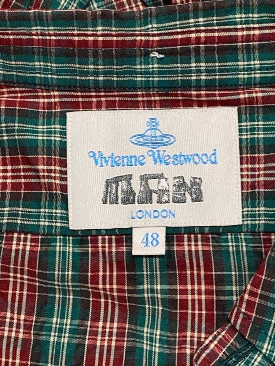 Vivienne Westwood Plaid Orb Button Shirt Size US M / EU 48-50 / 2 - 3 Thumbnail