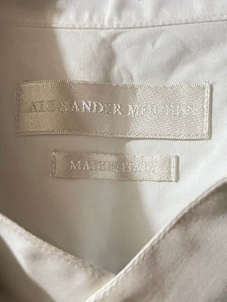 Alexander McQueen Alexander McQUEEN White shirt, made in Italy, of excellent Size US S / EU 44-46 / 1 - 2 Thumbnail