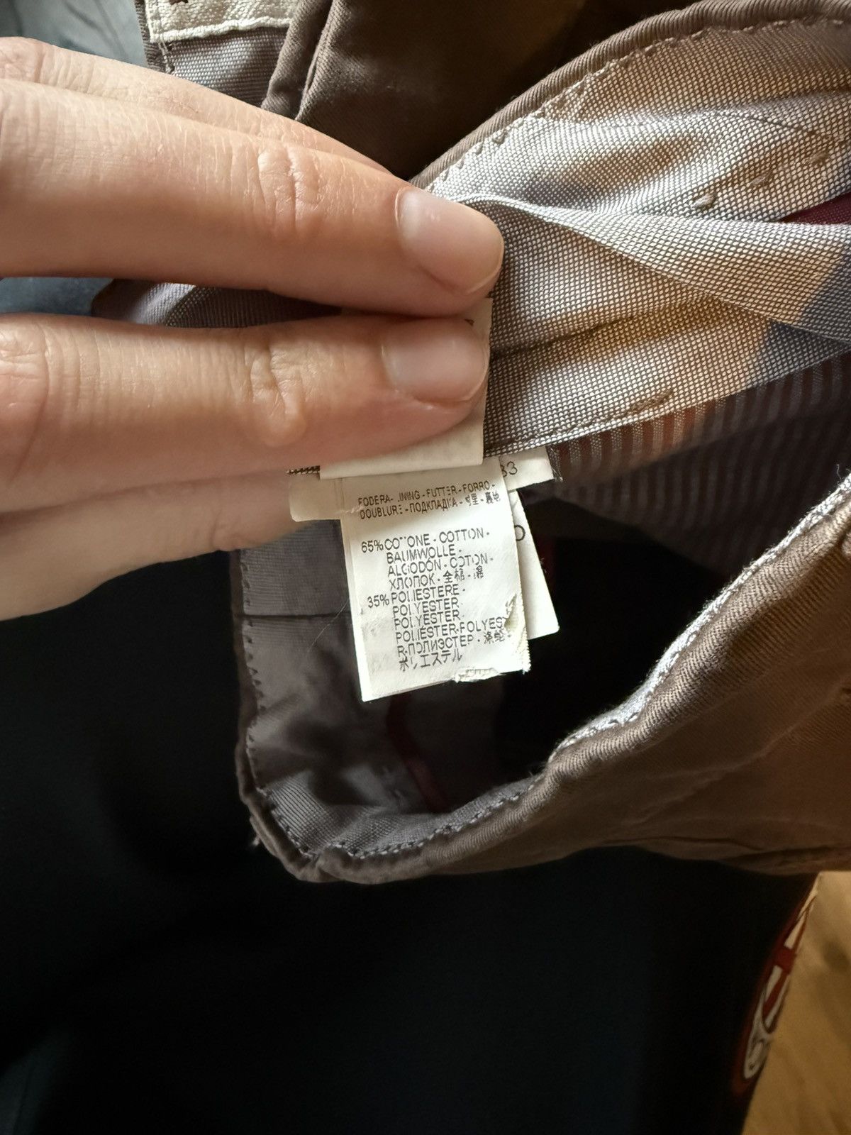 Brunello Cucinelli Brown Cotton-Blend Trousers (Slim Tapered) Size US 30 / EU 46 - 9 Thumbnail