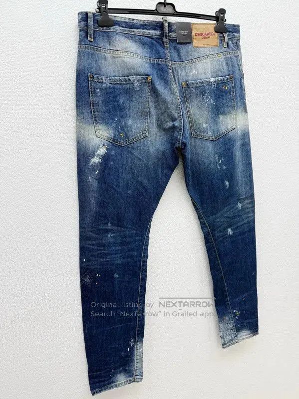 Dsquared2 DSQUARED2 Men's Casual Blue Denim Pants . Size US 34 / EU 50 - 7 Thumbnail