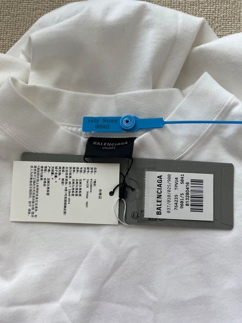 Balenciaga Balenciaga Logo Crew Neck Pullover Short Sleeve T-Shirt Size US S / EU 44-46 / 1 - 4 Thumbnail