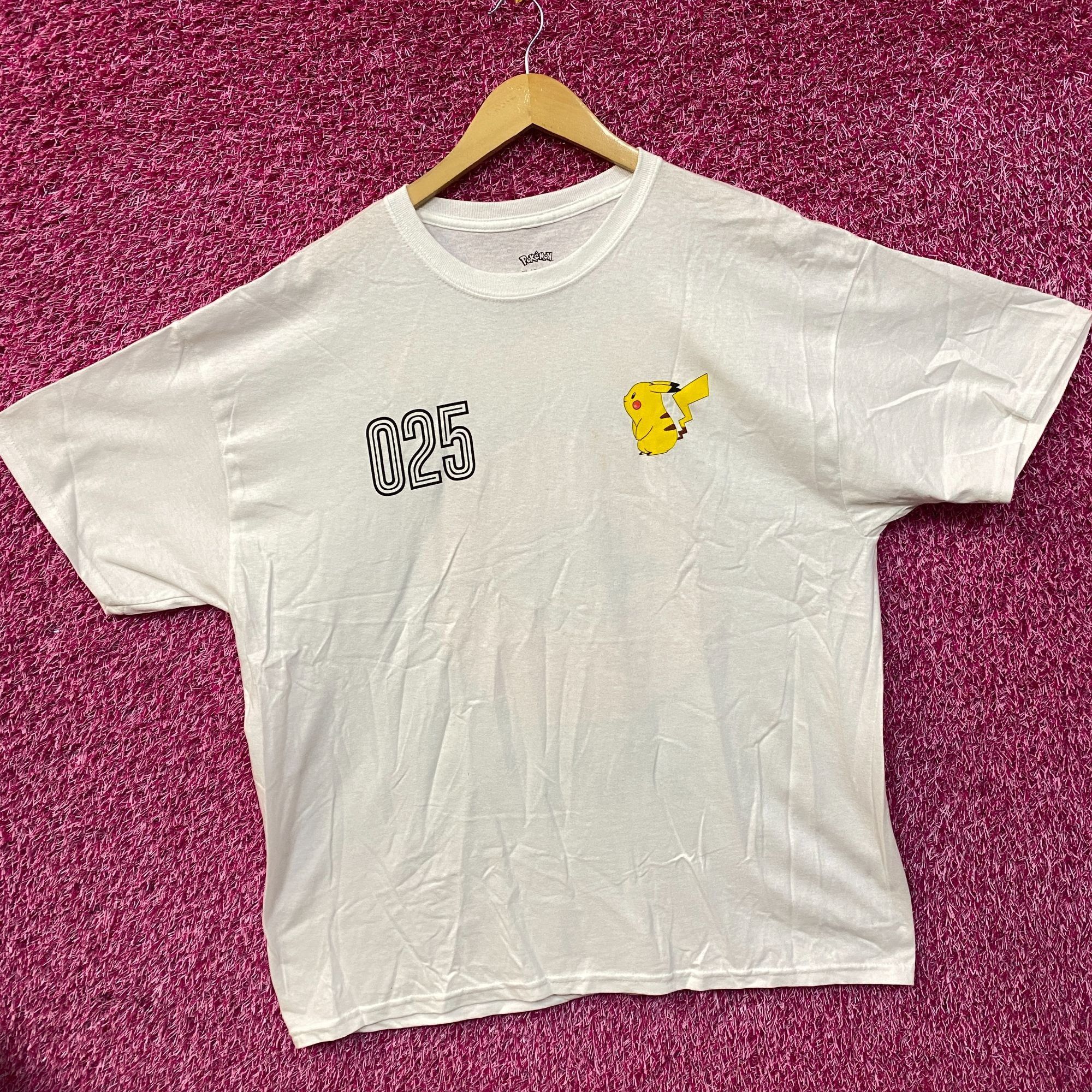Pokemon Pokemon Pikachu 025 Japanese Lettering T-Shirt XL Size US XL / EU 56 / 4 - 1 Thumbnail
