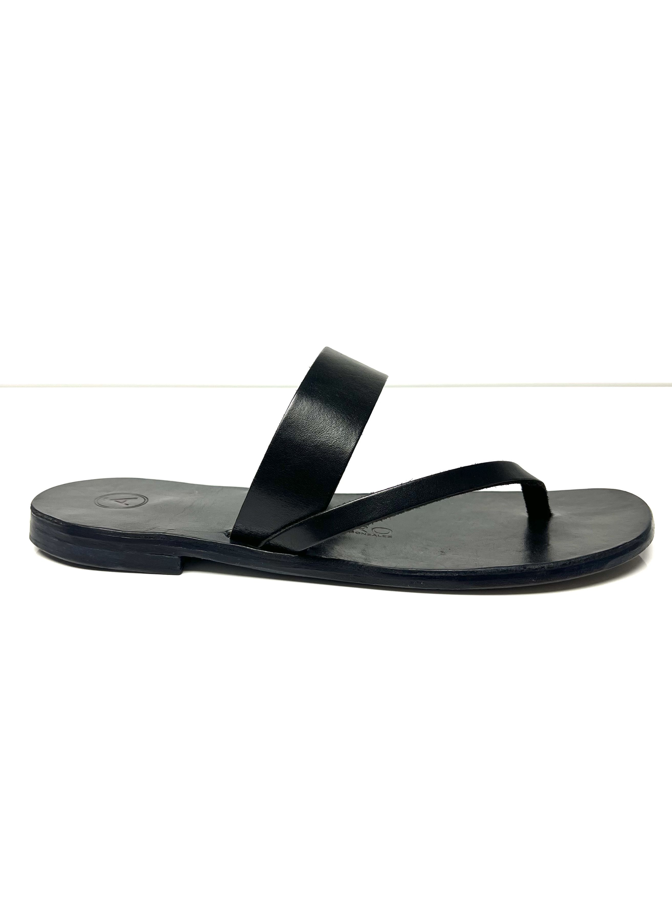 Other ALVARO GONZALEZ BLEU LEATHER HAND MADE SLIDE / SANDAL Size US 11 / EU 44 - 12 Thumbnail