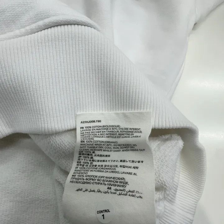 AMI AMI Paris Embroidered Logo White Hoodie -2507 Size US S / EU 44-46 / 1 - 5 Thumbnail