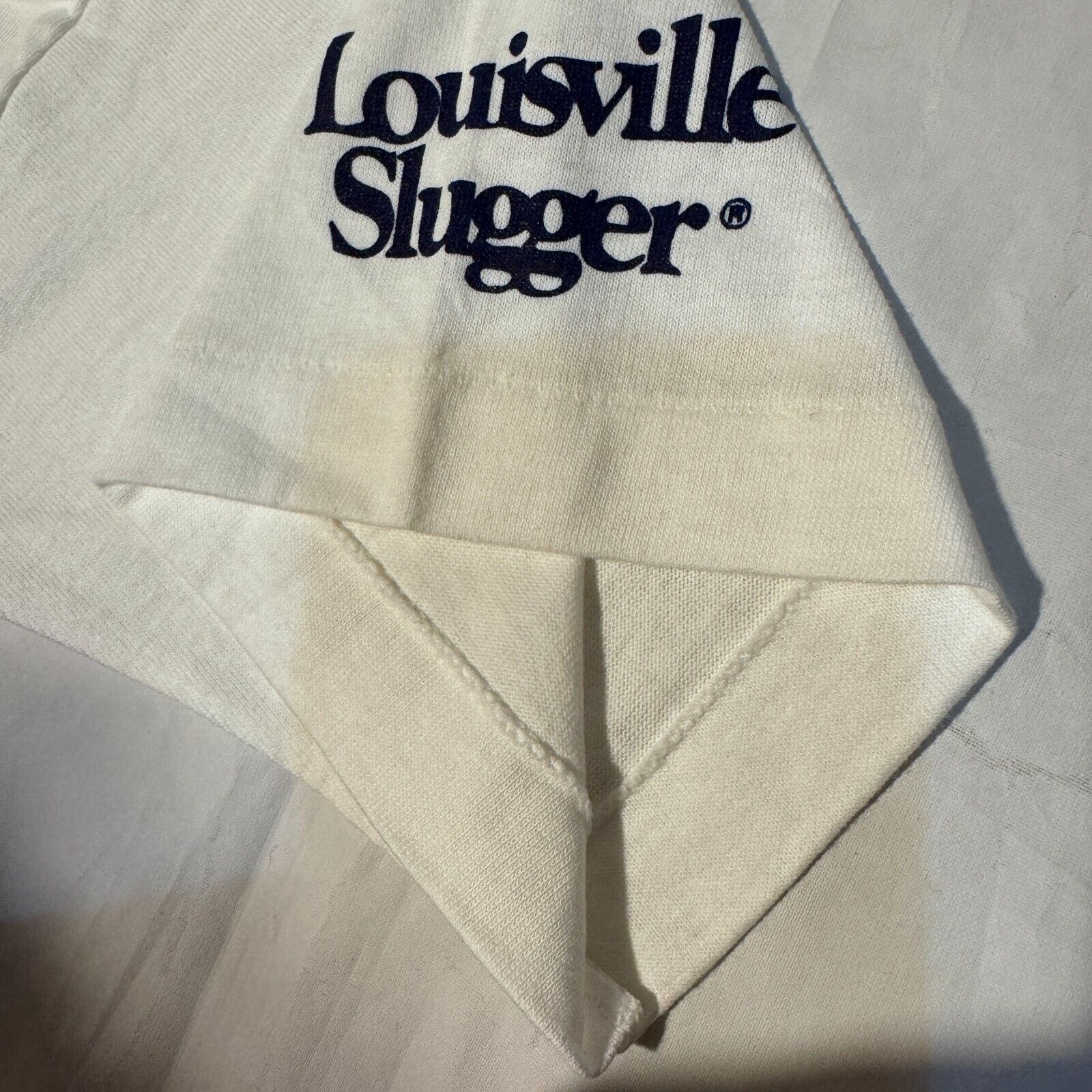 Fruit Of The Loom Vintage 90s Louisville Slugger TPS Softball White Single Sti Size US M / EU 48-50 / 2 - 4 Thumbnail
