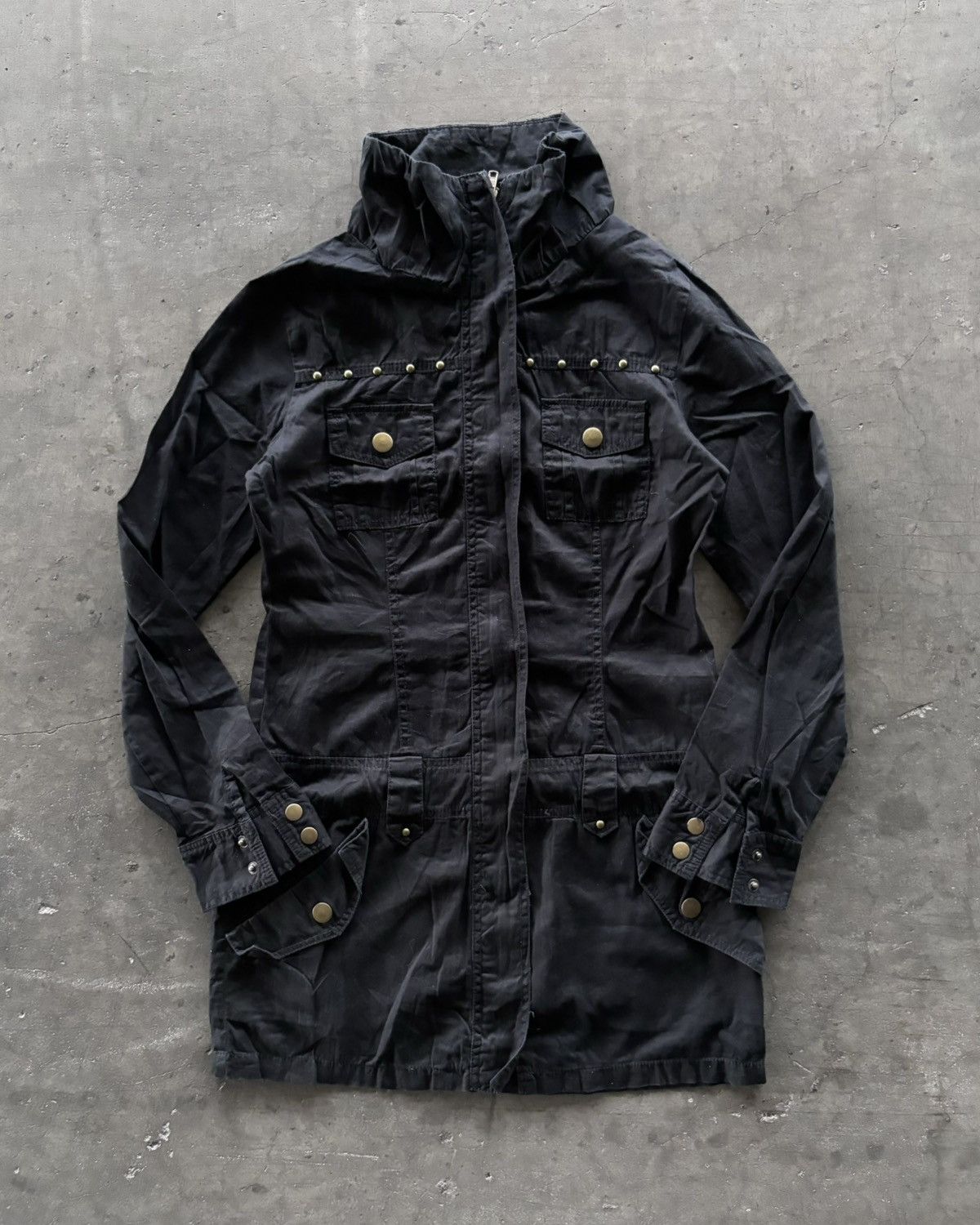 If Six Was Nine Cornflake Vkei Studed Parkas Jacket Size US M / EU 48-50 / 2 - 1 Thumbnail
