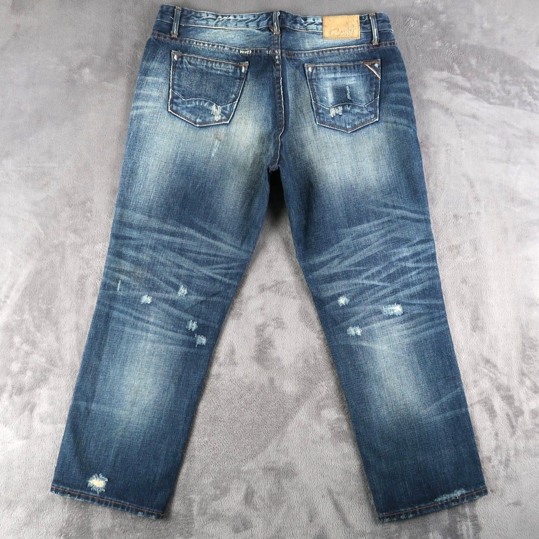 Cult Of Individuality VINTAGE Cult of Individuality Distressed Womens Alter Ego Boyfriend Jeans Sz 31 (36x26) Size 24" / US 00 / IT 34 - 2 Thumbnail