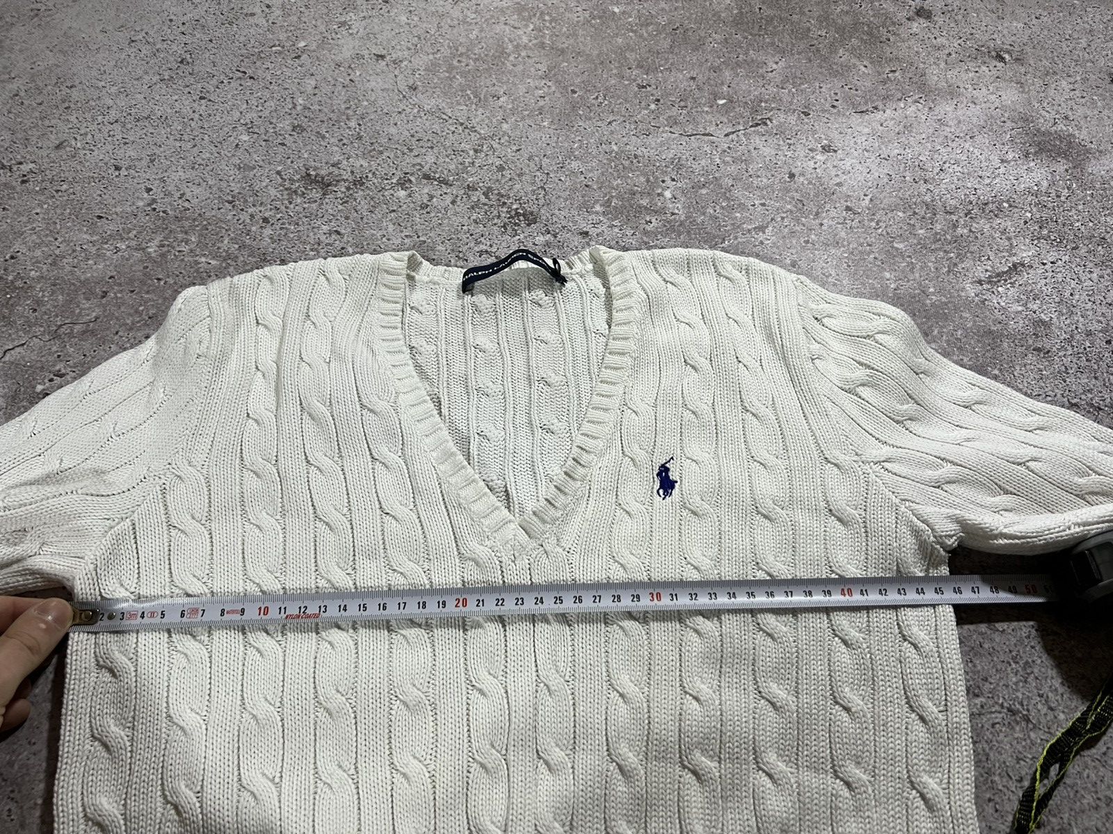 Polo Ralph Lauren Polo Ralph Lauren sweater Knitted vintage 90s V-neck Y2k Size L / US 10 / IT 46 - 9 Thumbnail