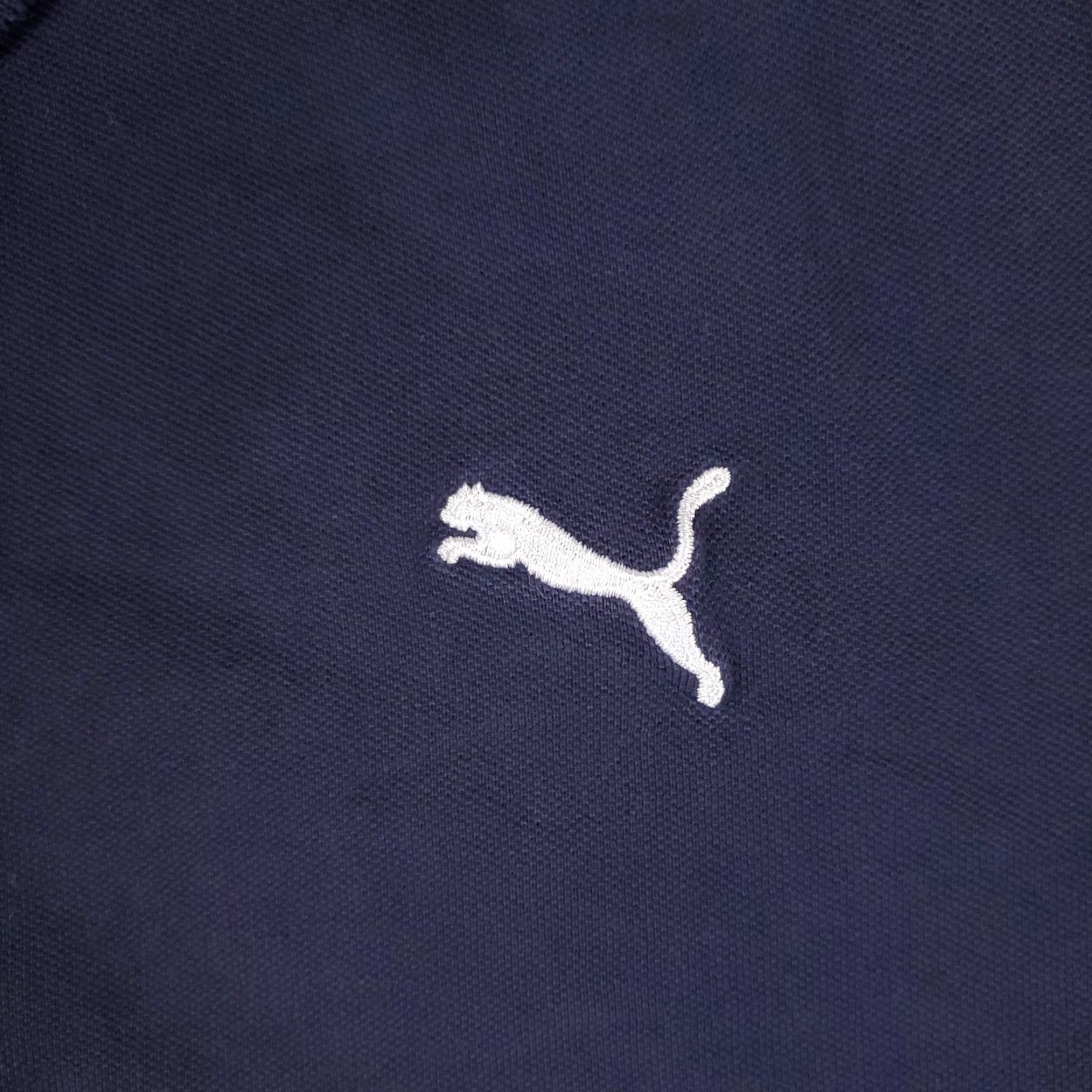 Puma Puma Polo Shirt Mens Large Blue Cotton Casual Short Sleeve Polo Shirt Regular Fit Nike? No, ignore. Size US L / EU 52-54 / 3 - 3 Thumbnail