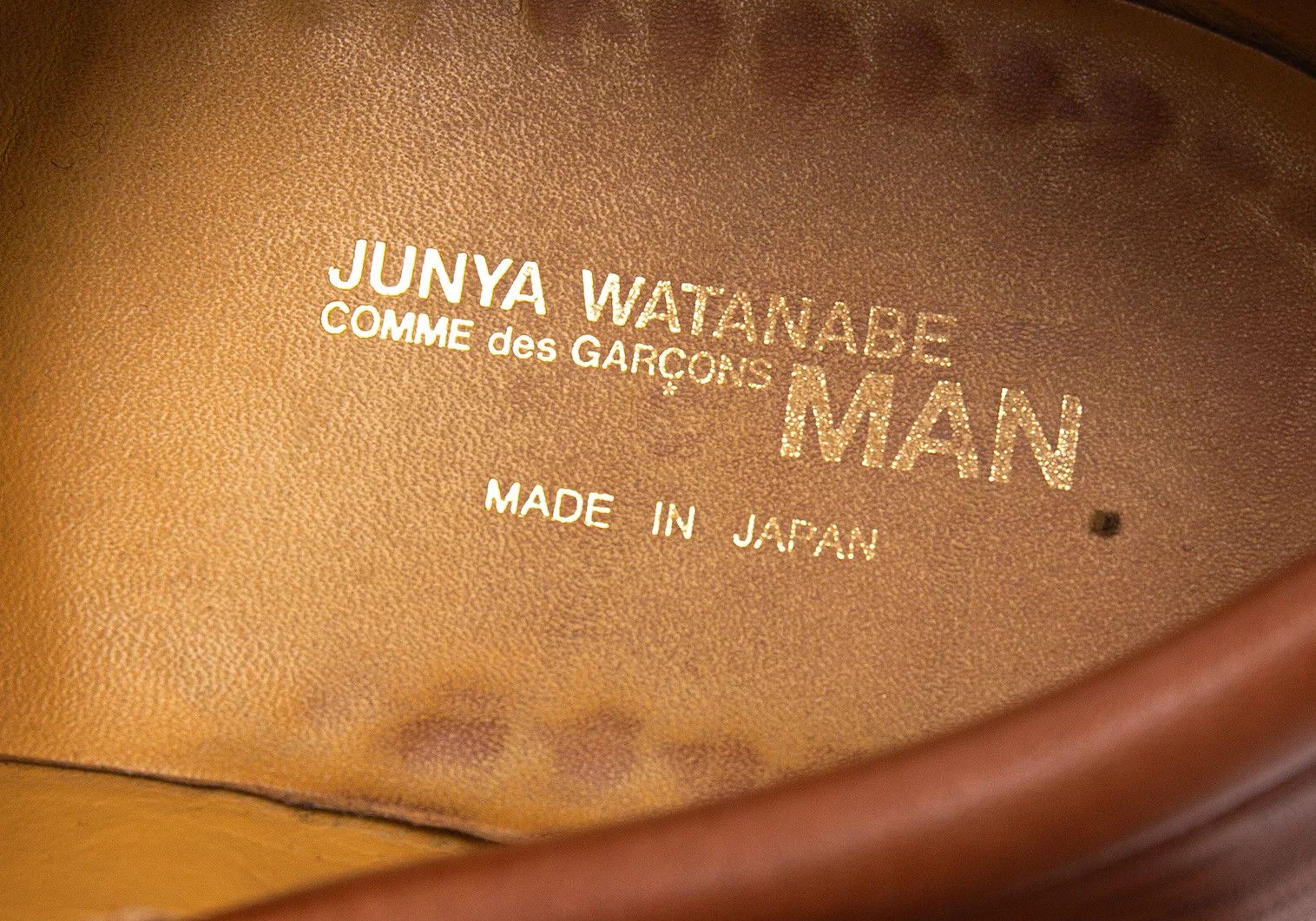 Junya Watanabe T and Leather Austrian Shoes in Brown, Size 27cm Size US 9 / EU 42 - 18 Thumbnail