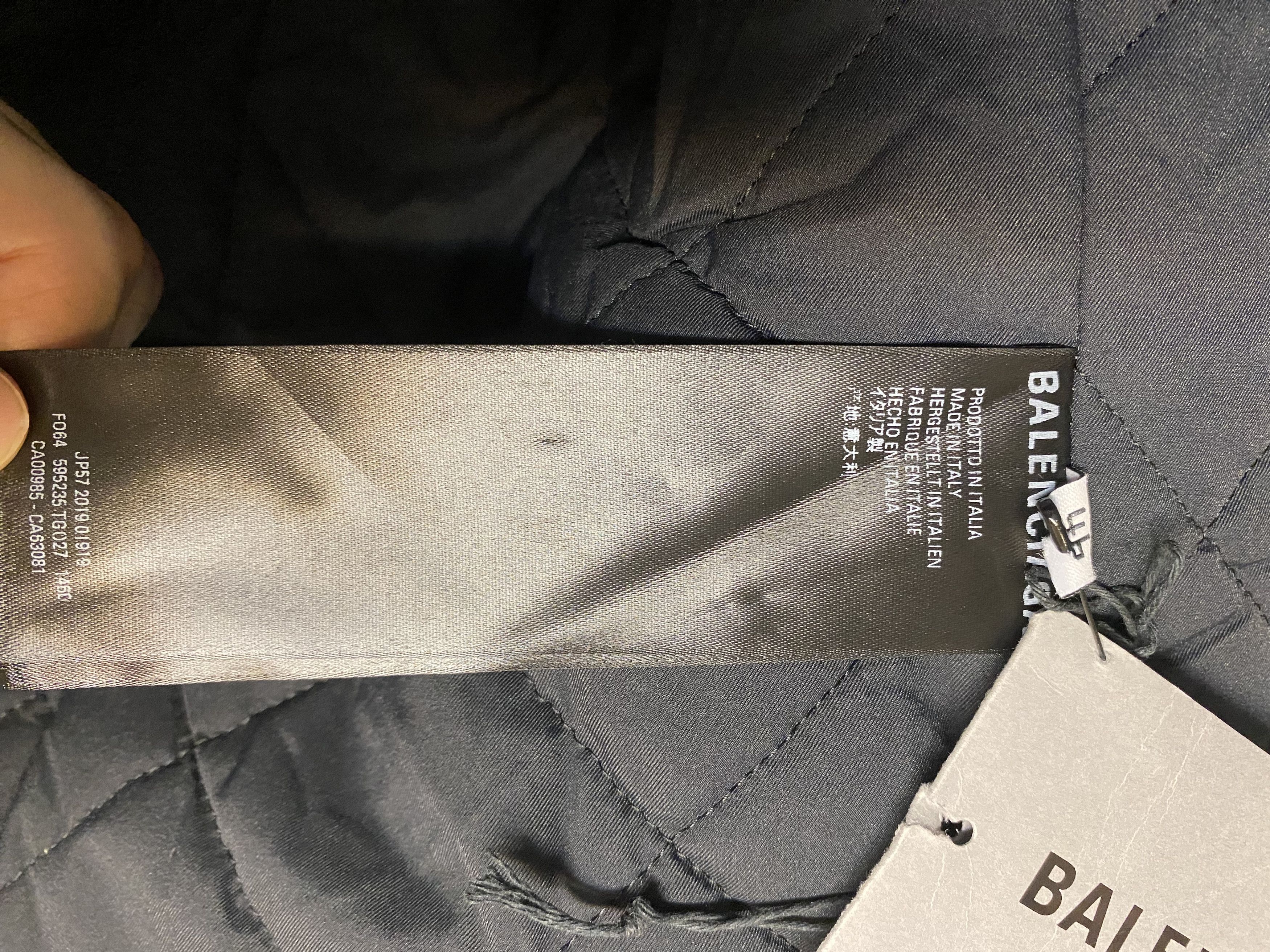 Balenciaga BALENCIAGA Fall 2019 Collection Check Pinched Parka Size US S / EU 44-46 / 1 - 6 Thumbnail