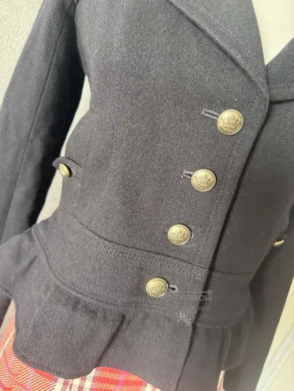 Burberry Burberry Black Wool Blend Short Coat for Women. Size S / US 4 / IT 40 - 7 Thumbnail