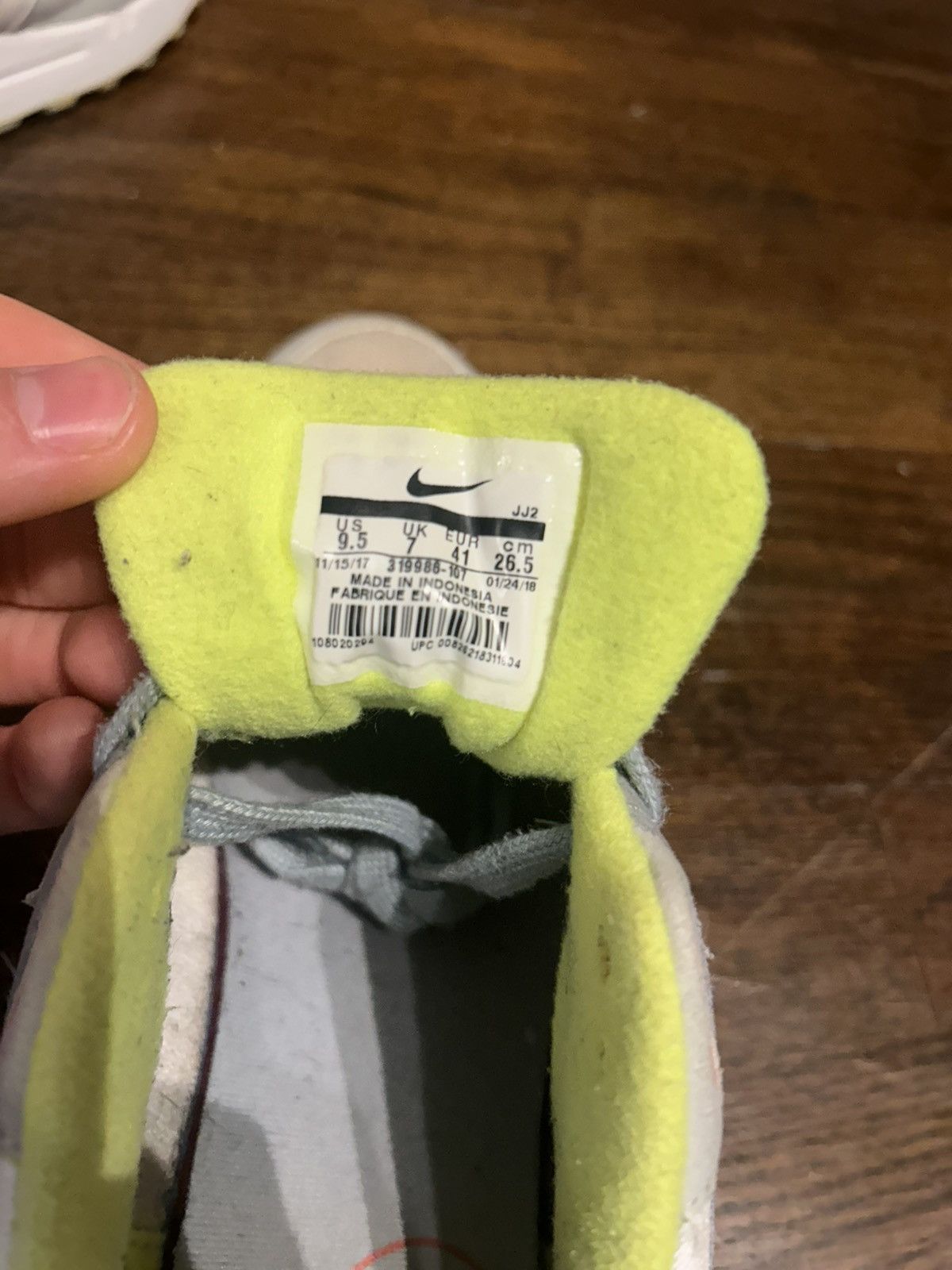Nike Size 9.5 - Nike Air Max 1 Barely Grey Pumice W Size US 9.5 / IT 39.5 - 8 Thumbnail