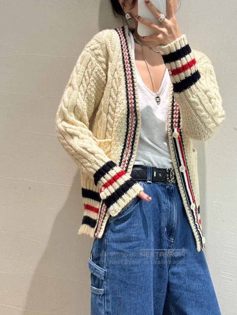 Thom Browne Thom Browne Classic cardigan Size US XS / EU 42 / 0 - 1 Thumbnail
