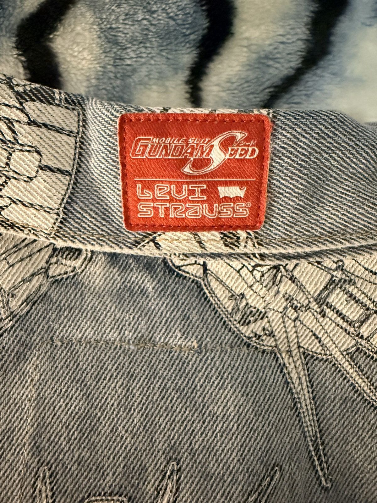 Levi's Levi's x Gundam Seed Relaxed Trucker Jacket Size US XS / EU 42 / 0 - 6 Thumbnail