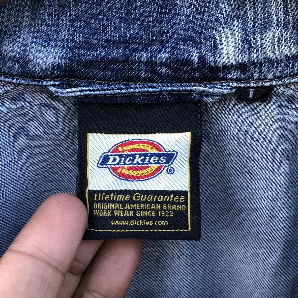 Dickies Dickies Stretch Silky Denim Work / Bikers Jacket Size US L / EU 52-54 / 3 - 18 Thumbnail