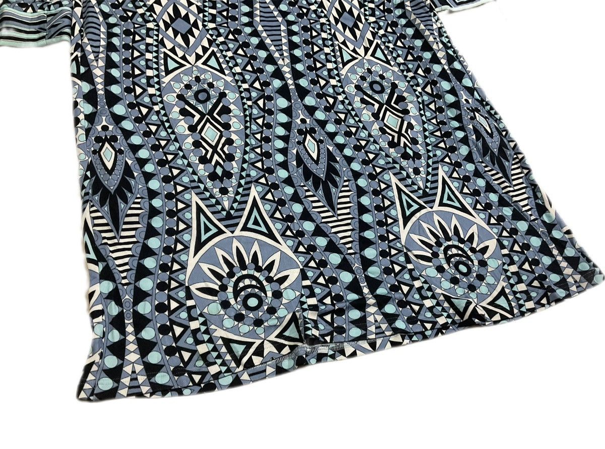 Designer × Emilio Pucci 🔥Rare Vintage Emilio Pucci Iconic Dress Abstract Blue Print Size S / US 4 / IT 40 - 8 Thumbnail