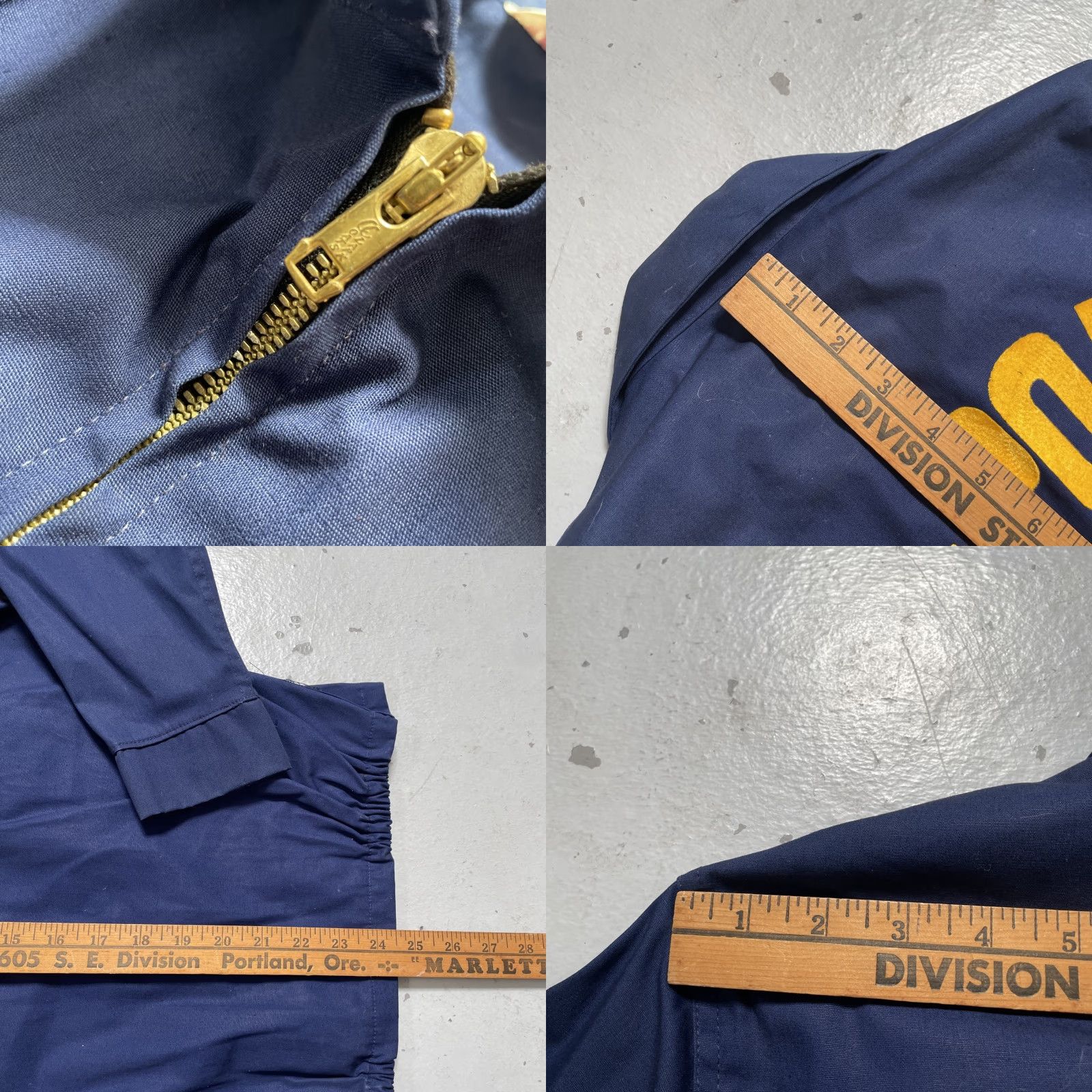 Vintage VINTAGE Dan River Cotton 1950s DRI-POWR Advertising Promo Racing Jacket NWOT? S Size US S / EU 44-46 / 1 - 8 Thumbnail