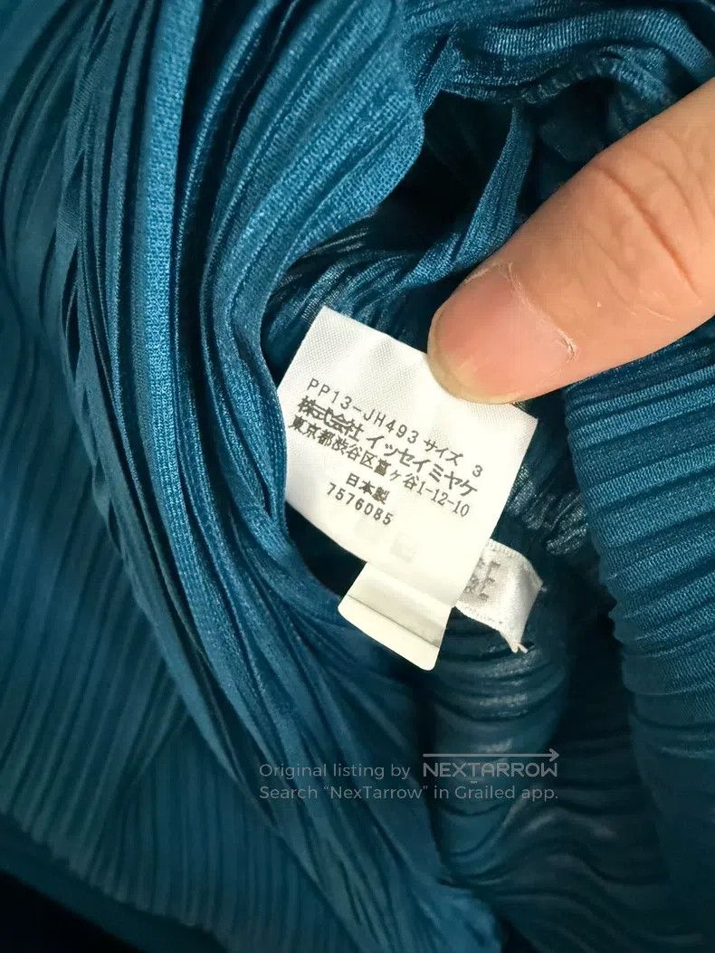 Issey Miyake Issey Miyake Blue Dress Size L / US 10 / IT 46 - 4 Thumbnail