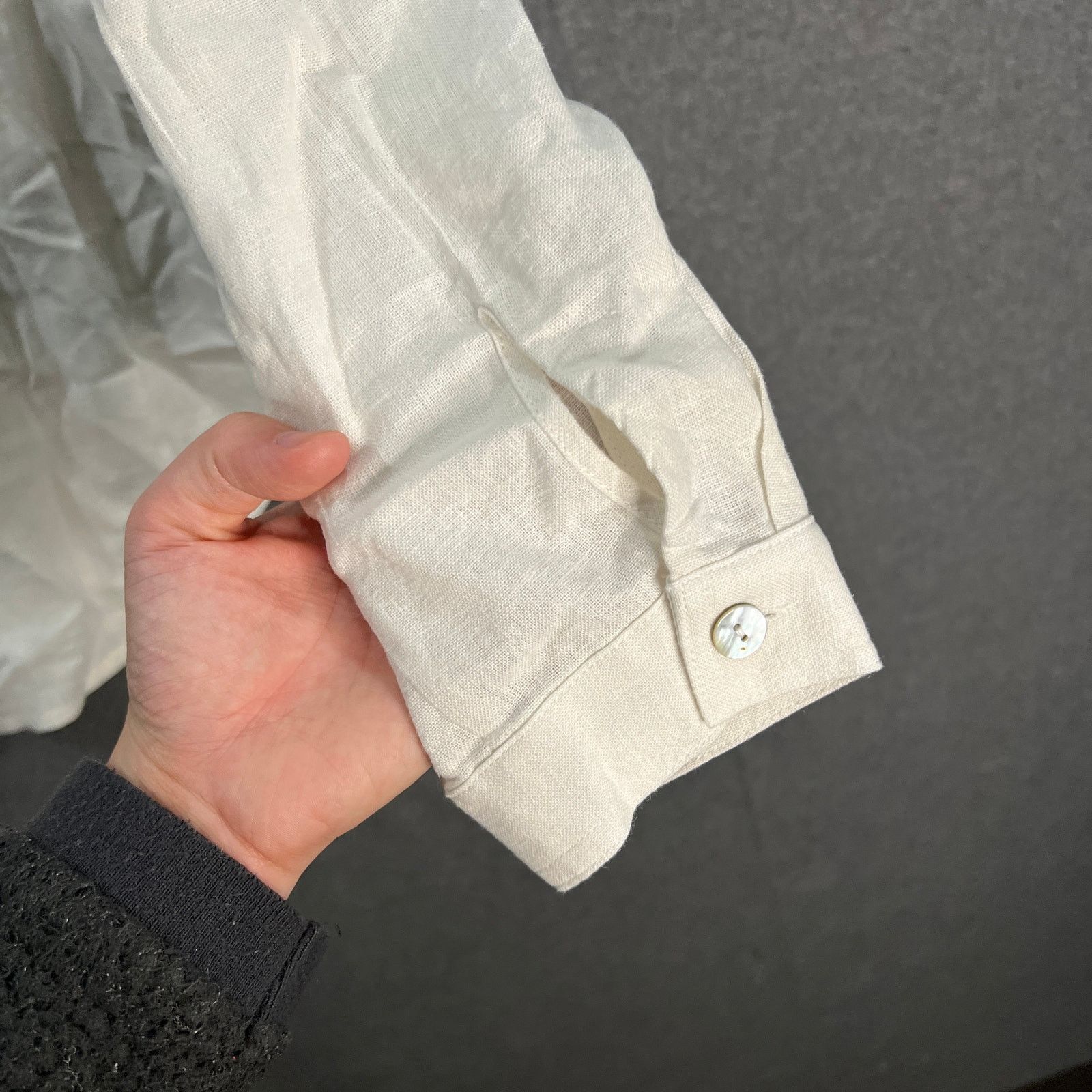 Other Susan Graver Regular Pure Linen Blend Button Front Shirt Size S / US 4 / IT 40 - 13 Thumbnail