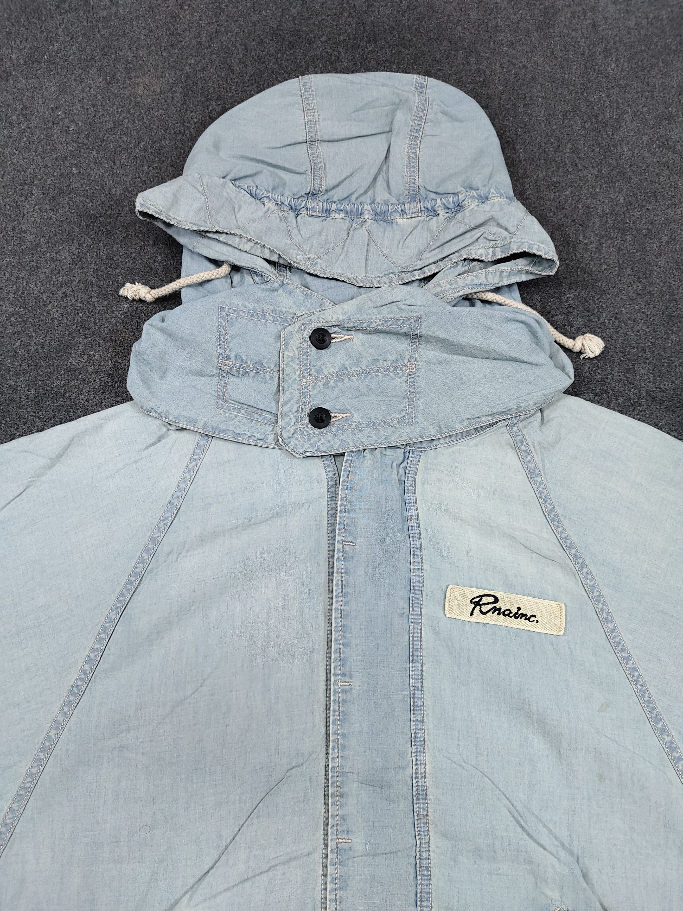 Japanese Brand 00s RNA Inc🇯🇵 Flying gear Batwing Washed Dolman Jacket Size L / US 10 / IT 46 - 2 Thumbnail