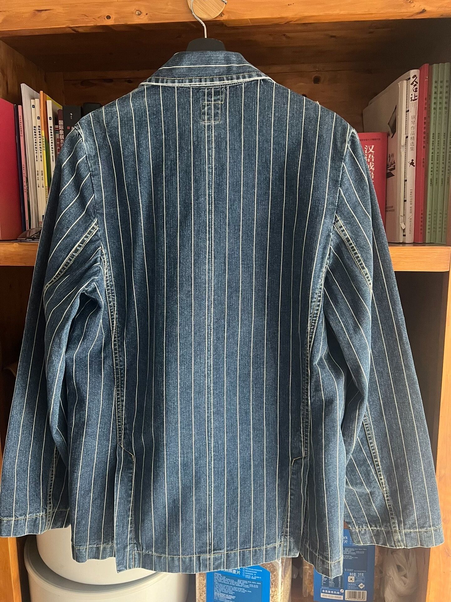 Oldblue Co. Pure Blue Japan Indigo Denim Double-Breasted Coat Size US L / EU 52-54 / 3 - 7 Thumbnail