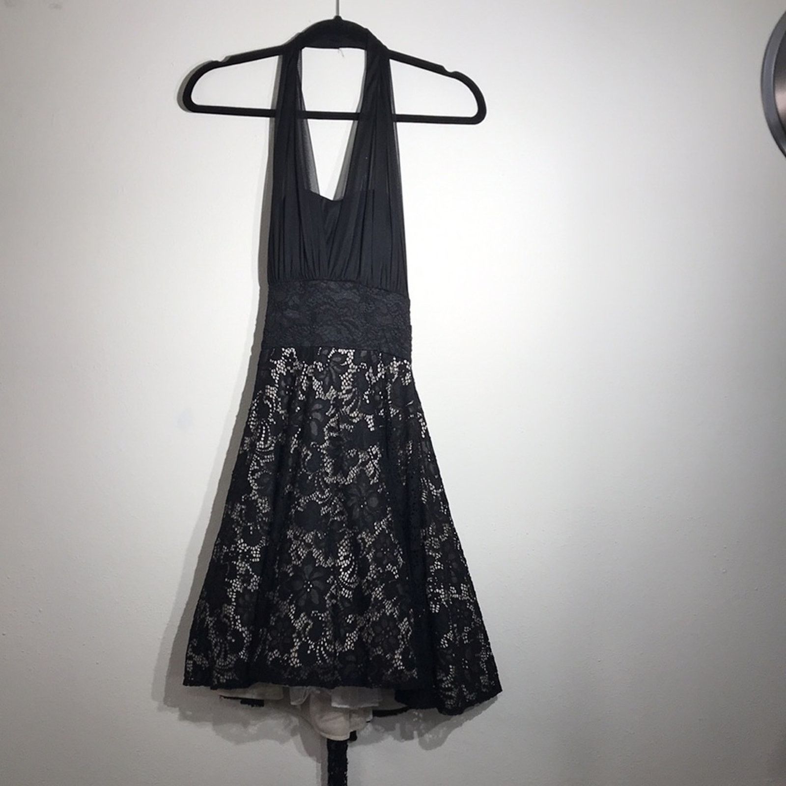 Other FE Forever Black Lace Halter Dress Medium Size M / US 6-8 / IT 42-44 - 1 Thumbnail