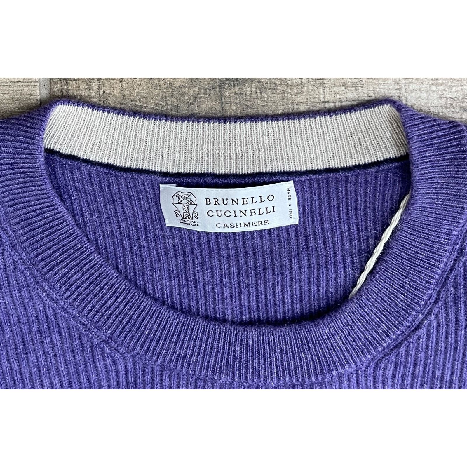 Brunello Cucinelli $3,250 NWT Brunello Cucinelli Cashmere Sweater 2XL 56 Size US XXL / EU 58 / 5 - 5 Thumbnail