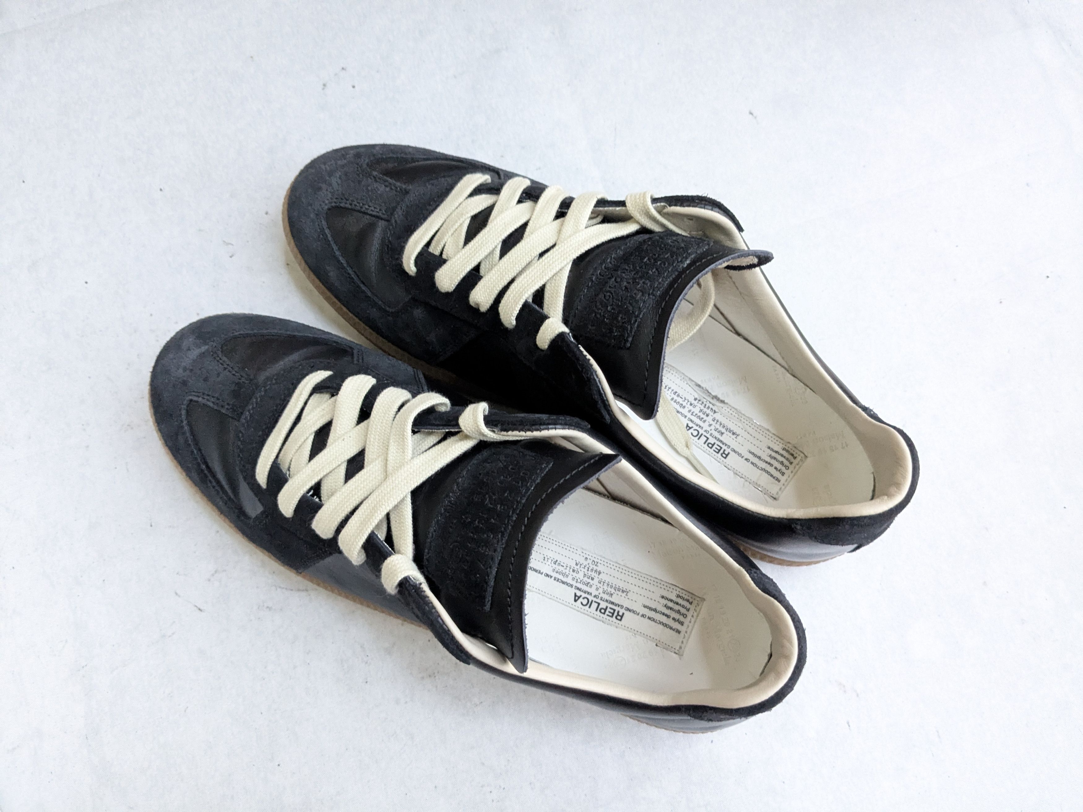Maison Margiela Maison Margiela Replica GAT Sneakers Black 11 44 Gum Size US 11 / EU 44 - 15 Thumbnail