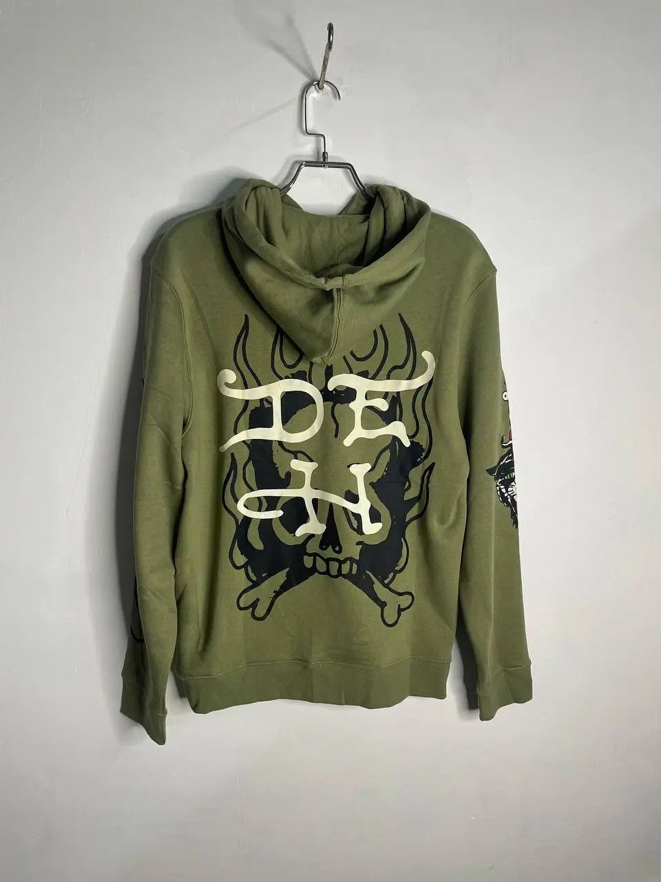 Ed Hardy Ed Hardy Tattoo Skull Y2K Hoodie Size US M / EU 48-50 / 2 - 2 Thumbnail