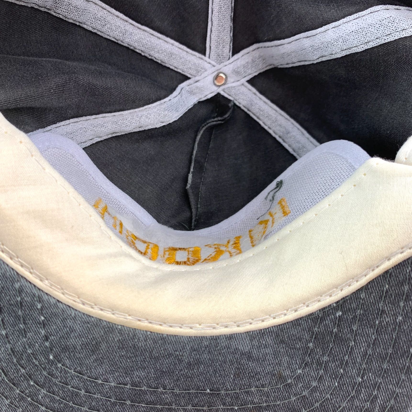 Vintage VINTAGE Koch Power Services Denim Look Gray Strapback Dad Hat Cap Adjustable Cotton Blend Cap Mens Size ONE SIZE - 7 Thumbnail