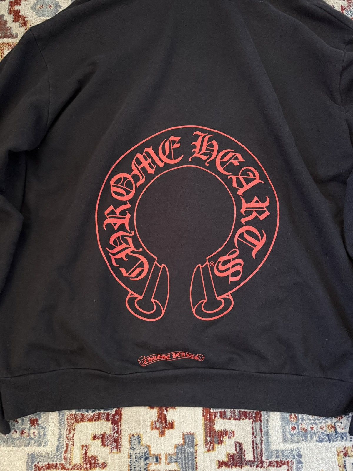 Chrome Hearts CHROME HEARTS Sleeve Logo Horseshoe Hoodie XL Size US XL / EU 56 / 4 - 6 Thumbnail