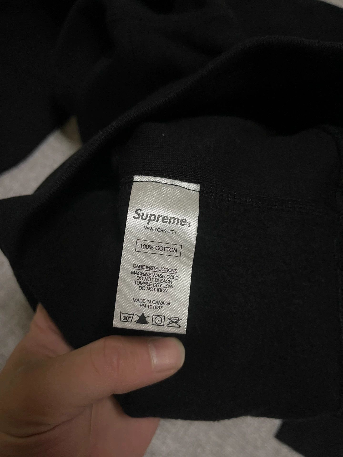 Supreme Supreme FW16 Black/Black Box Logo Hoodie OG S Size US S / EU 44-46 / 1 - 7 Thumbnail