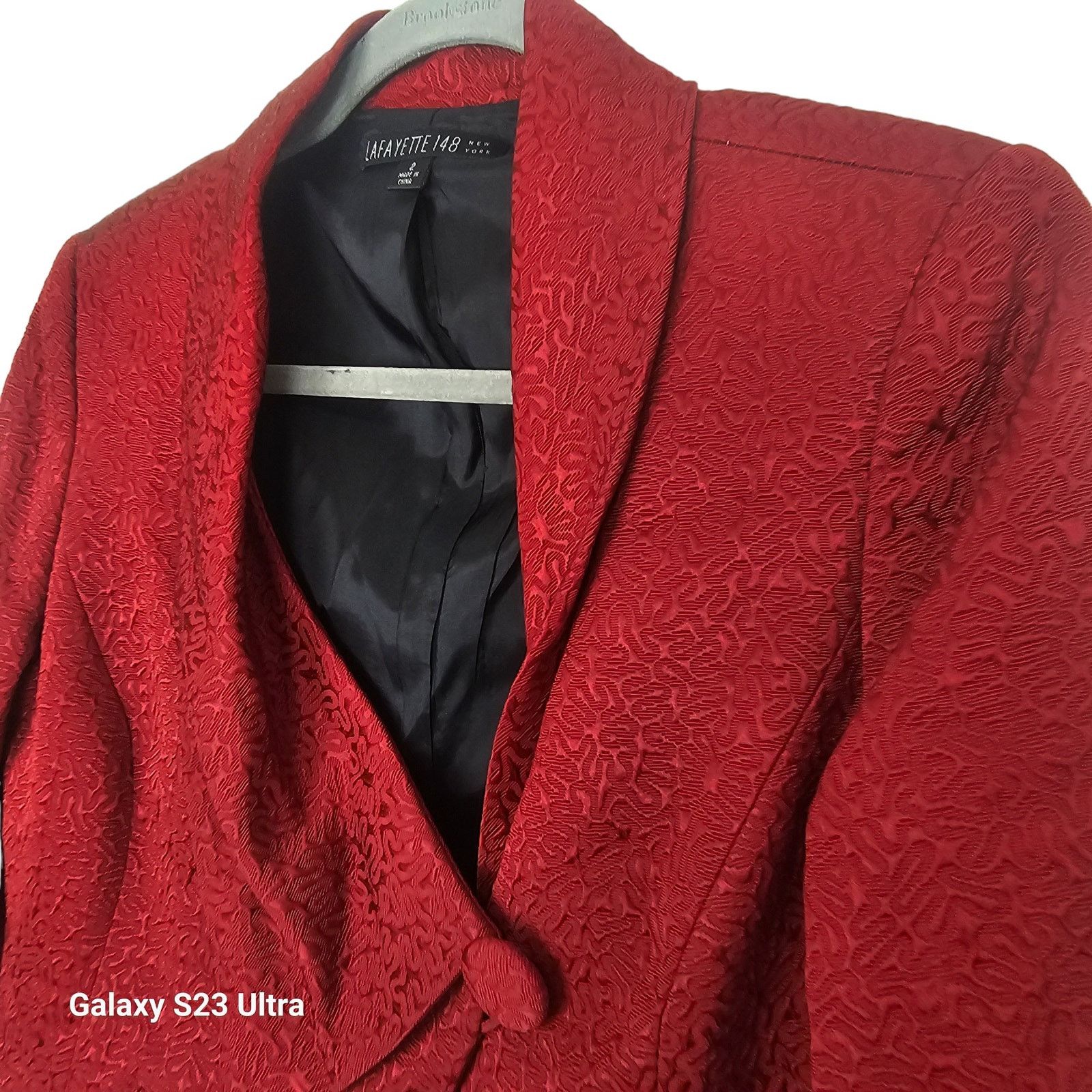 Lafayette 148 Lafayette 148 Womens Crop Blazer Size 2 Textured Holiday Size XS / US 0-2 / IT 36-38 - 6 Thumbnail